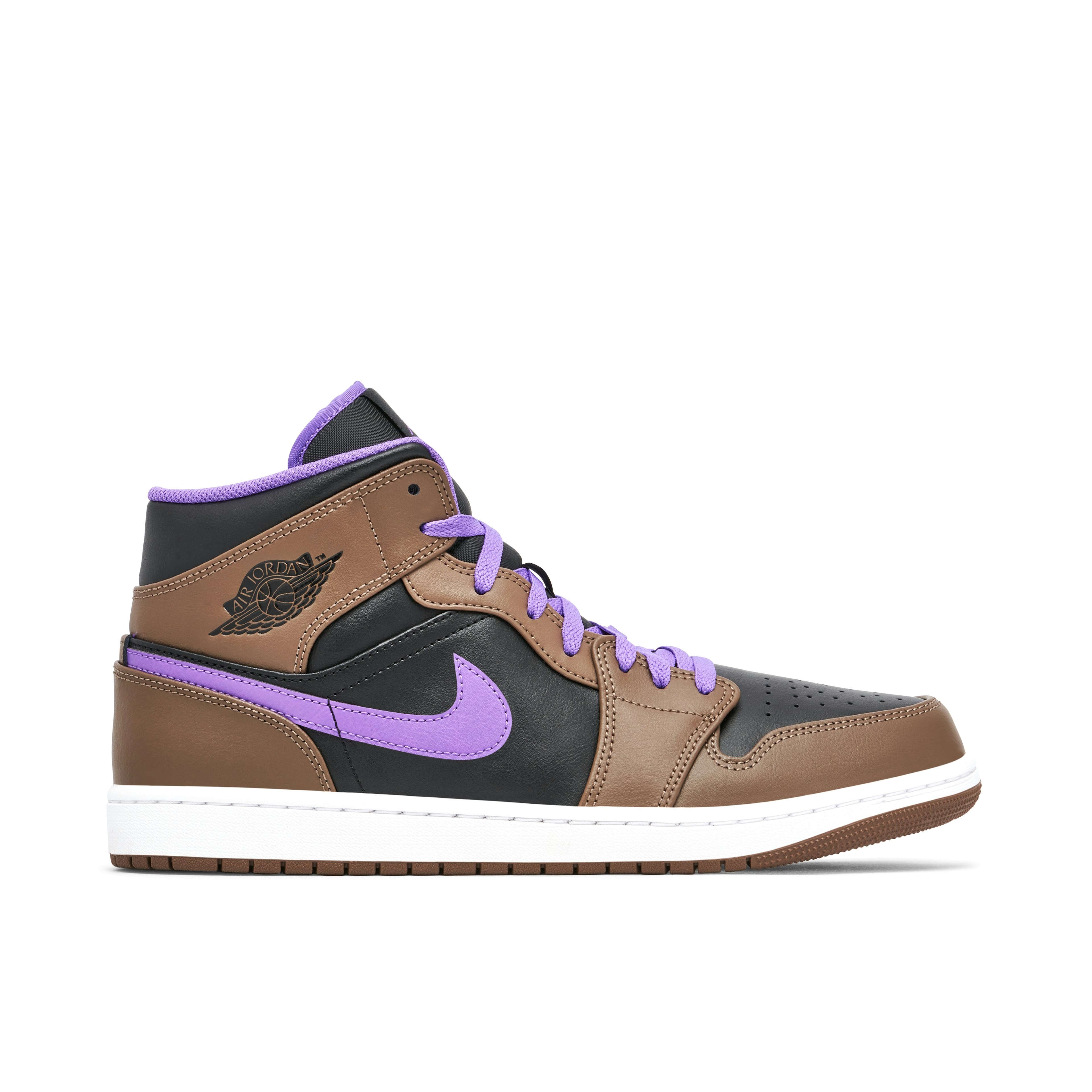 Air Jordan 1 Mid Purple Mocha