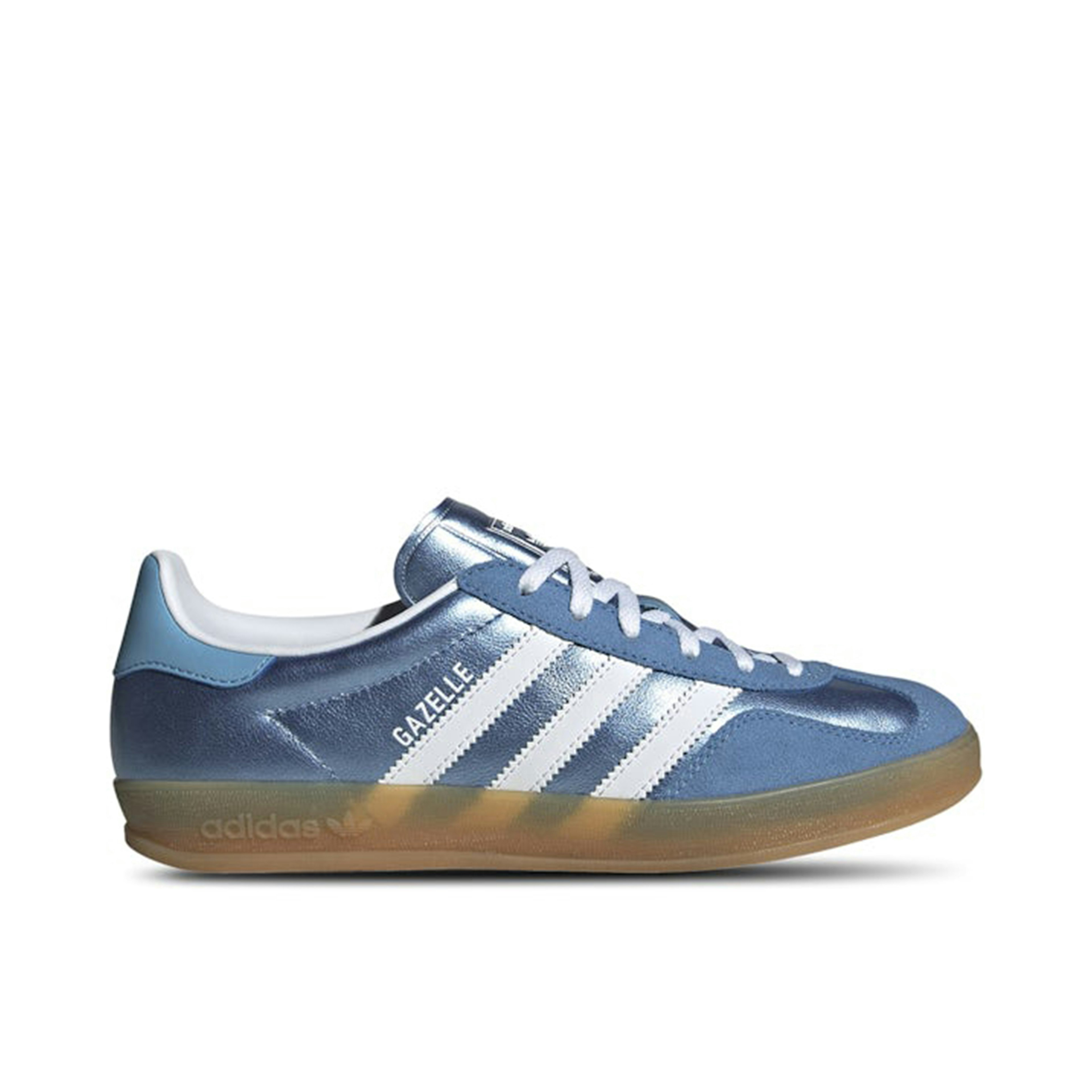 Adidas Gazelle Indoor Blue Cloud White Gum Womens