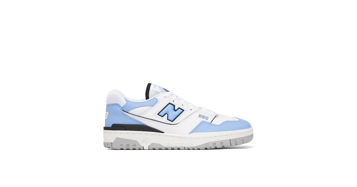New Balance 550 White Carolina Blue | BB550ZNA | Laced