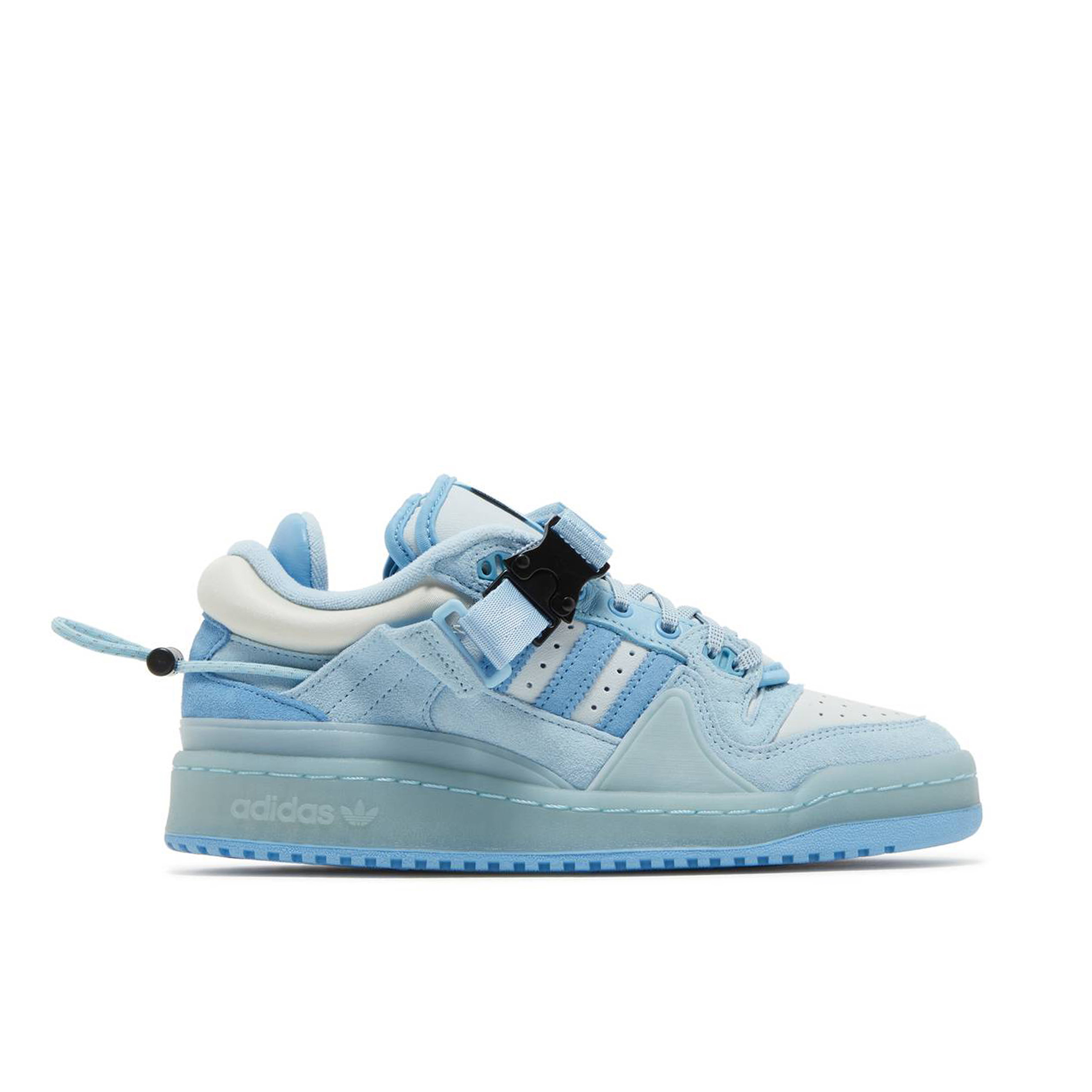 Size 8.5 - Adidas Forum Buckle Low Bad Bunny Teal Turquoise New Missing Insole Bad Bunny x adidas Forum Buckle Low  main image 4