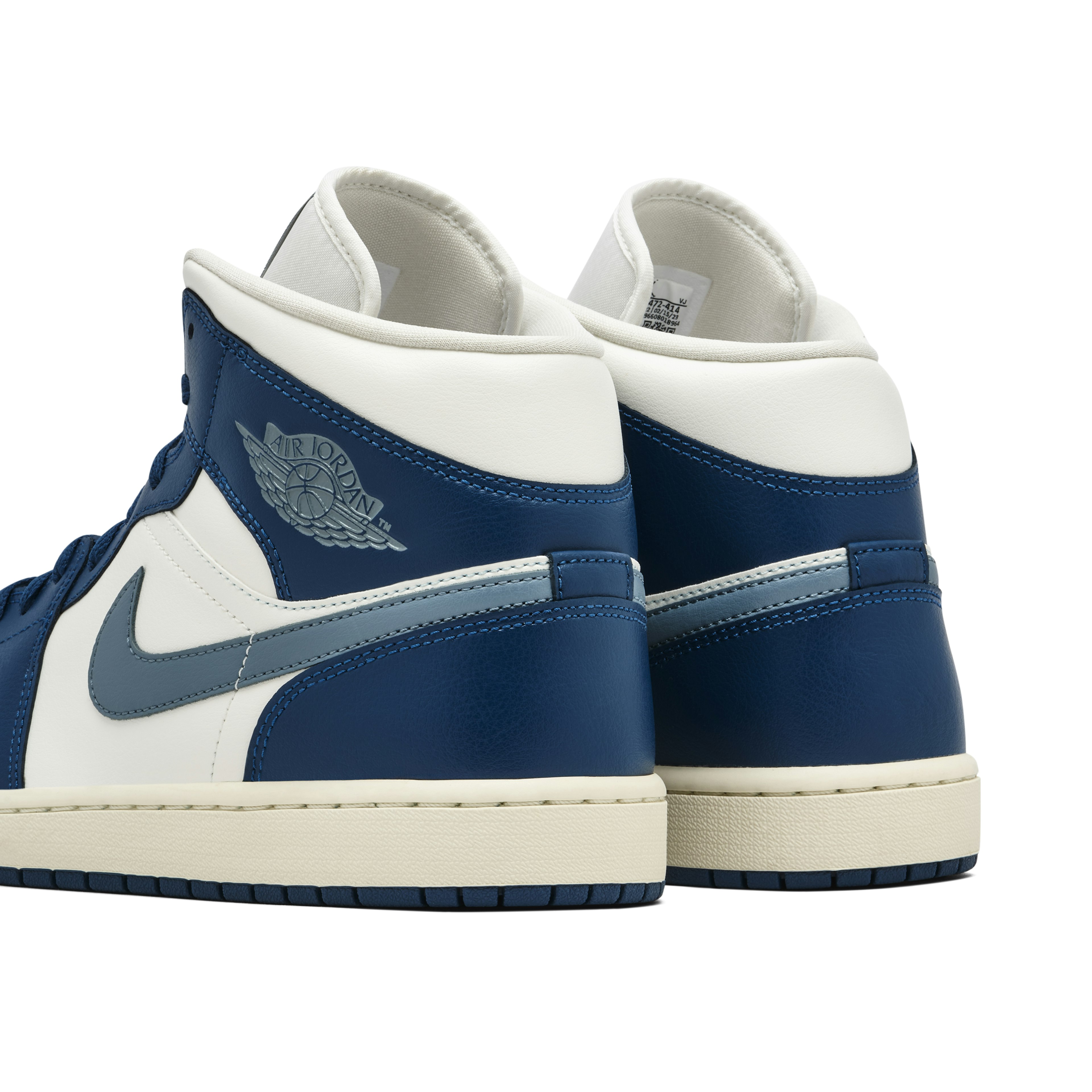 Air Jordan 1 Mid French Blue White Womens