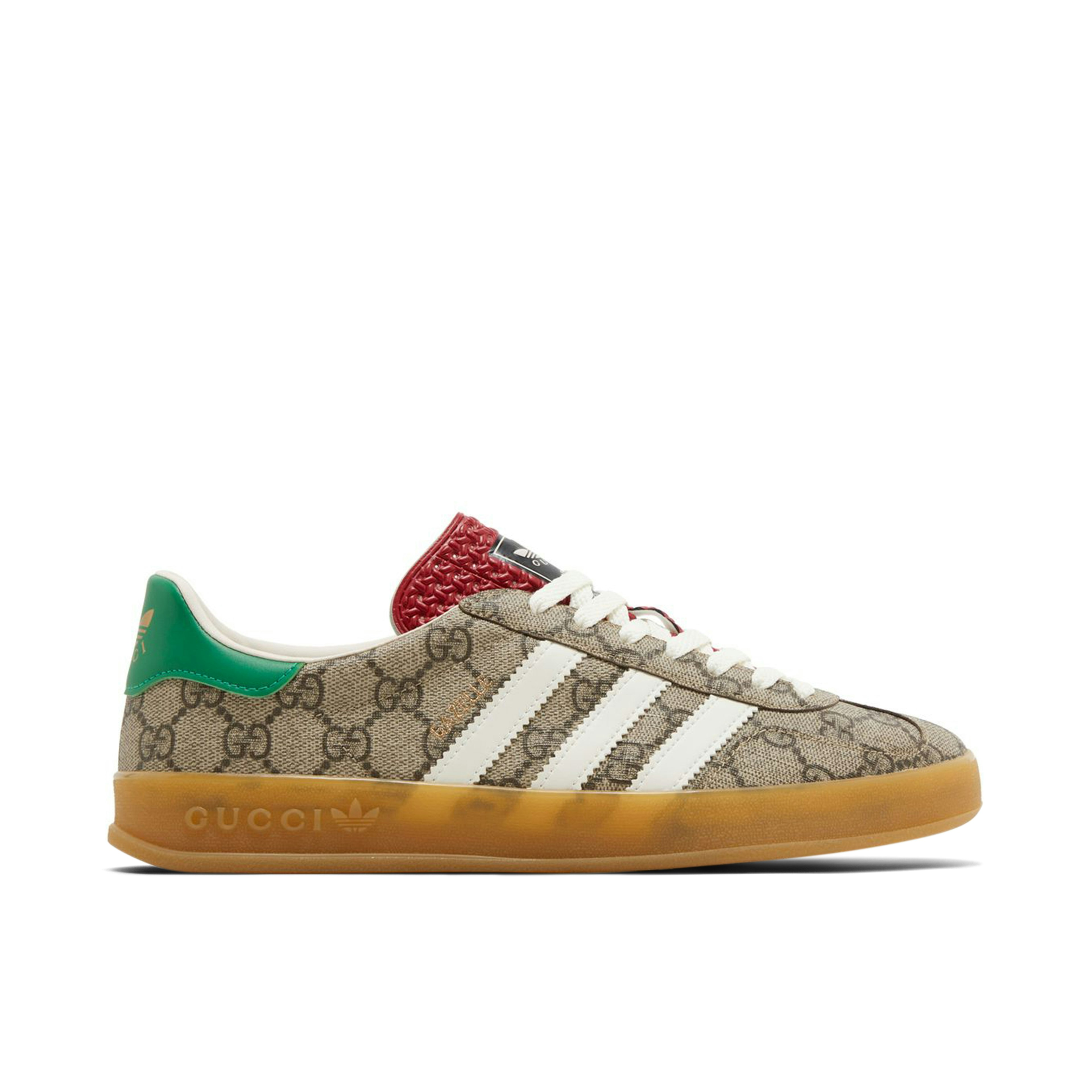 Adidas x Gucci Gazelle Beige GG Monogram Womens