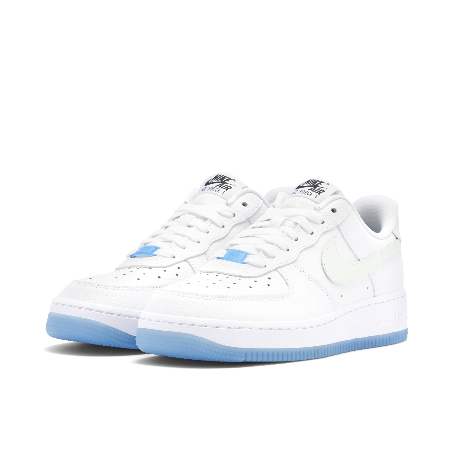 Air Force 1 Low UV Reactive Swoosh University Blue Womens
