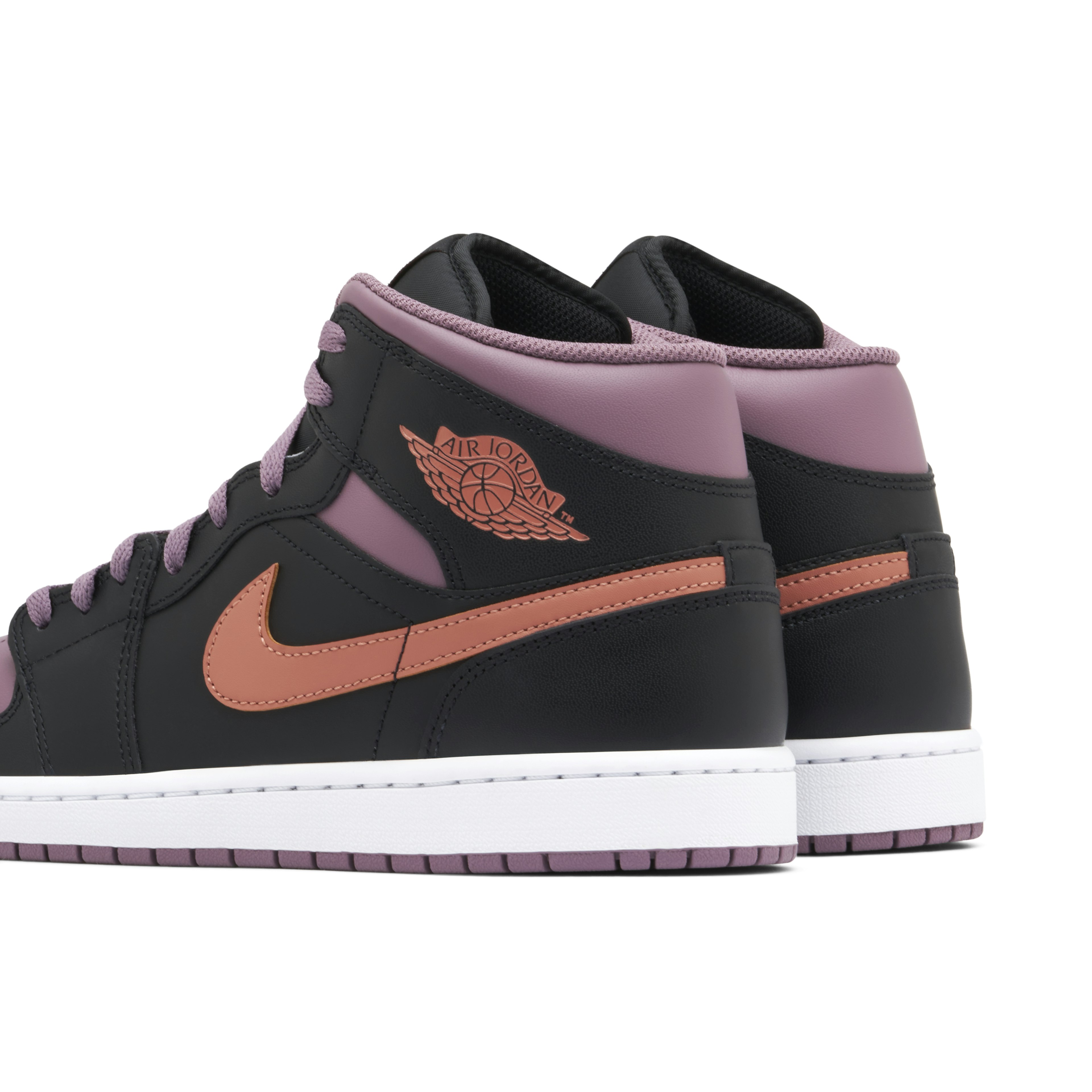 Air Jordan 1 Mid Black Sky J Mauve