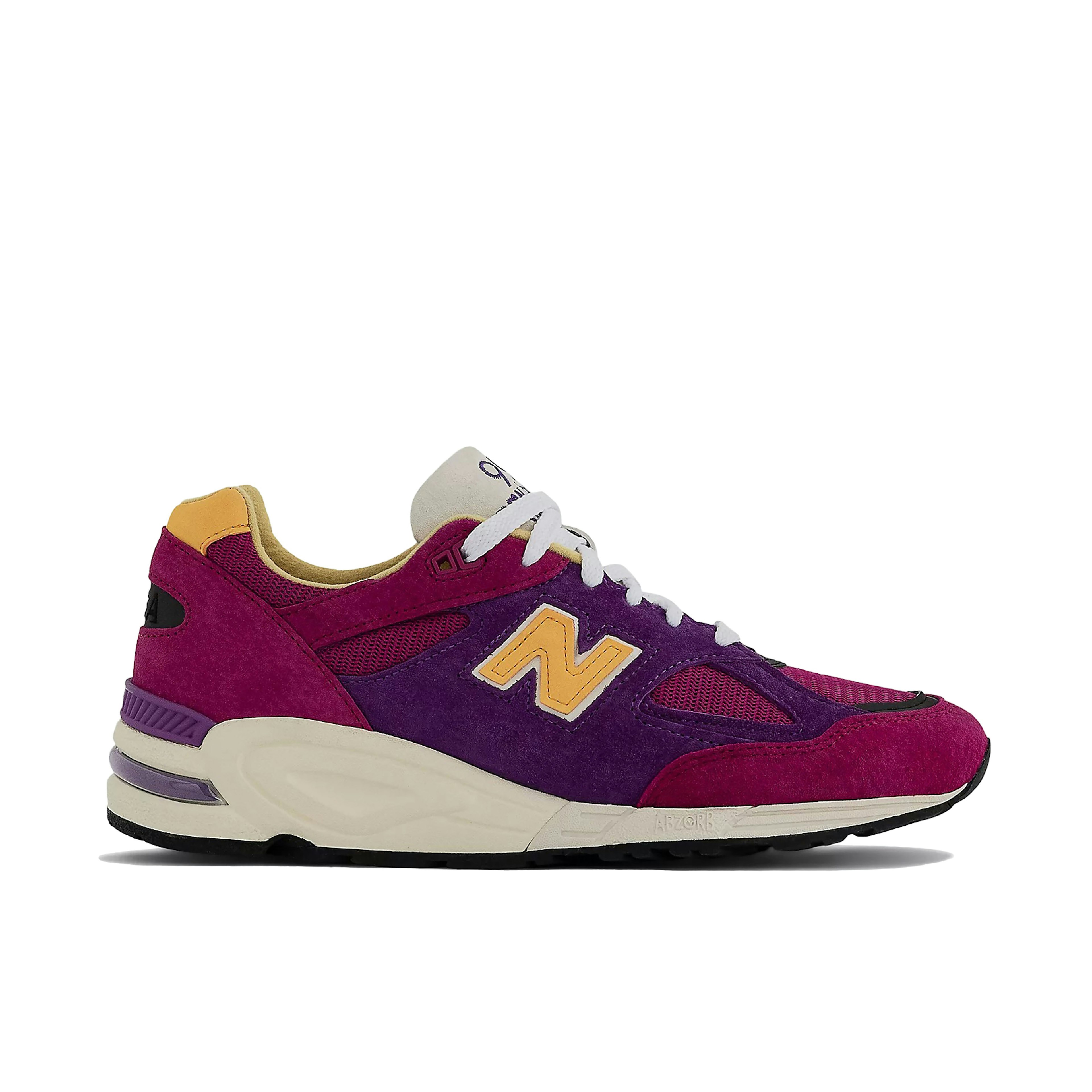 New Balance 990v2 Made in USA Red Purple