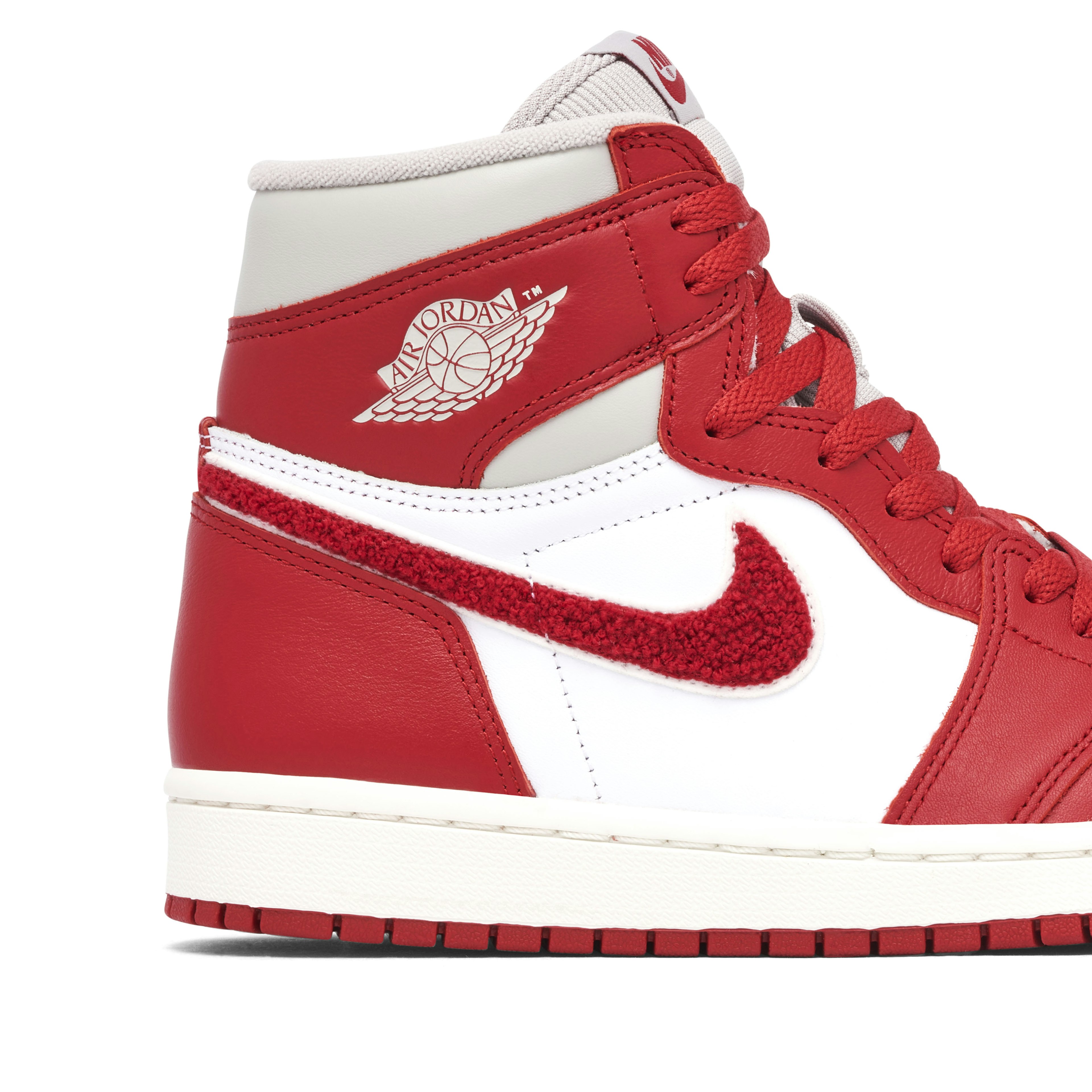 Air Jordan 1 Retro High Chenille Varsity Red Womens