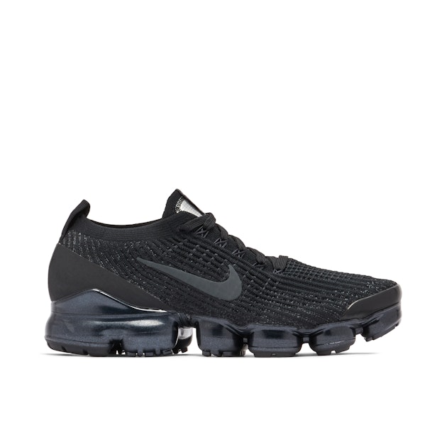 Nike Air VaporMax Flyknit Triple Black AJ6900-004 Laced
