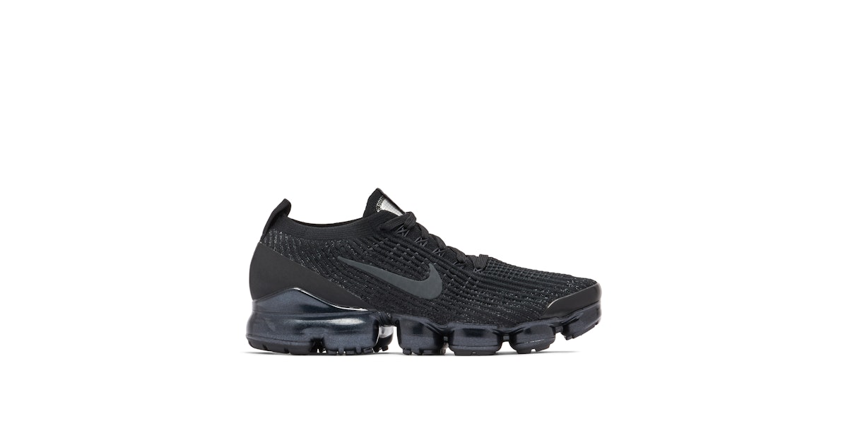 Nike Air VaporMax Flyknit Triple Black AJ6900-004 Laced