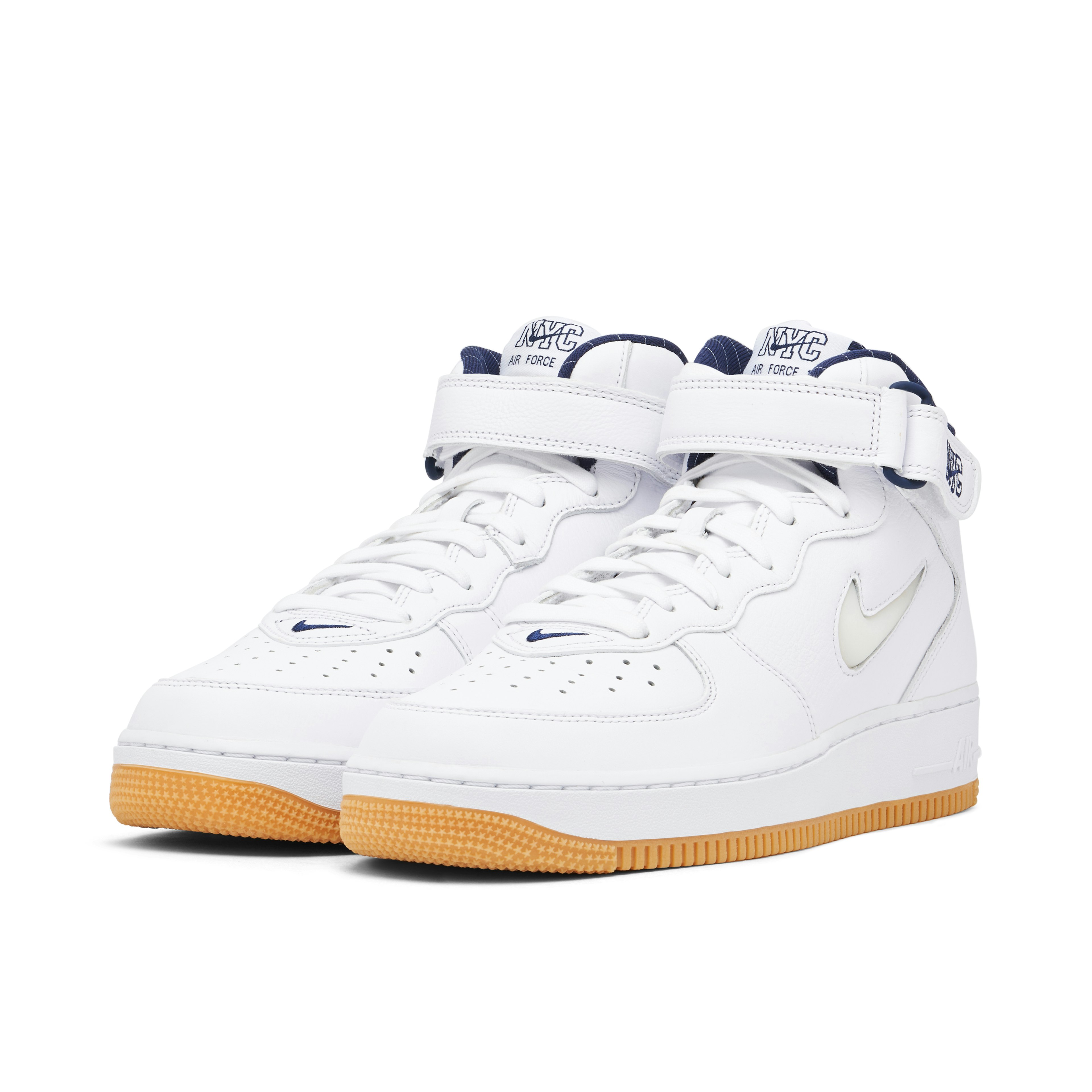 Nike Air Force 1 Mid Jewel NYC White Midnight Navy