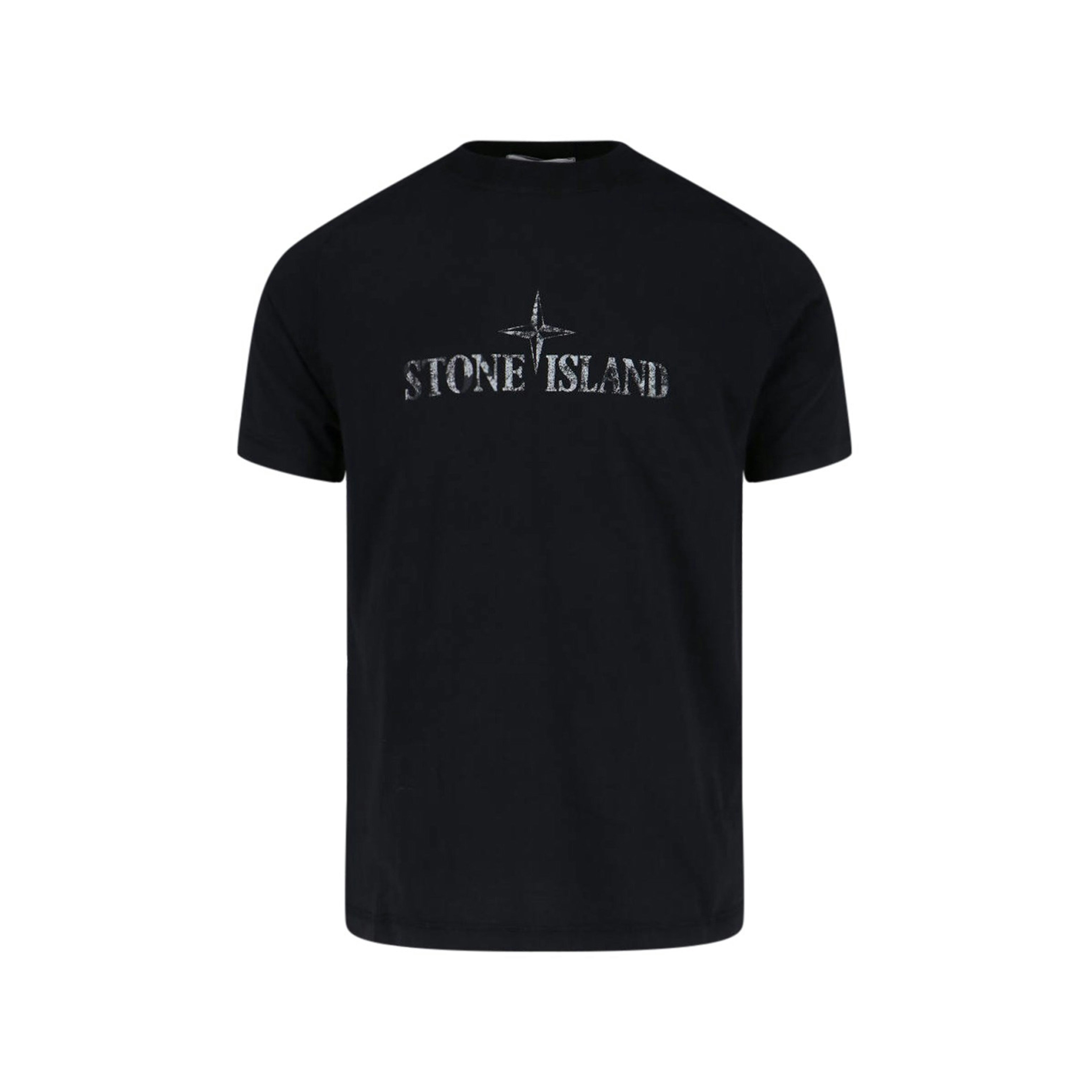 Stone Island Logo T-shirt Black