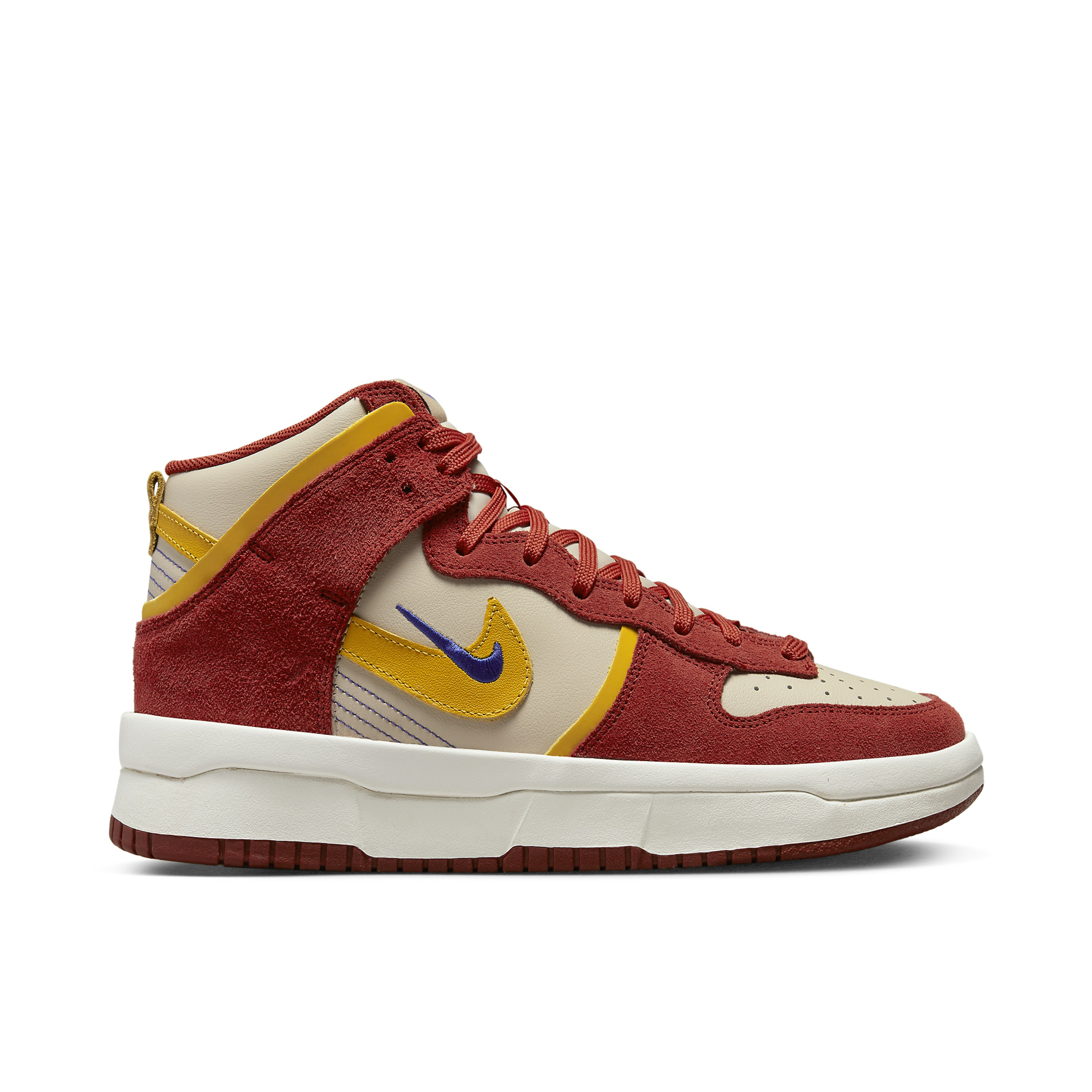 Nike Dunk High Up Cinnabar Yellow Womens