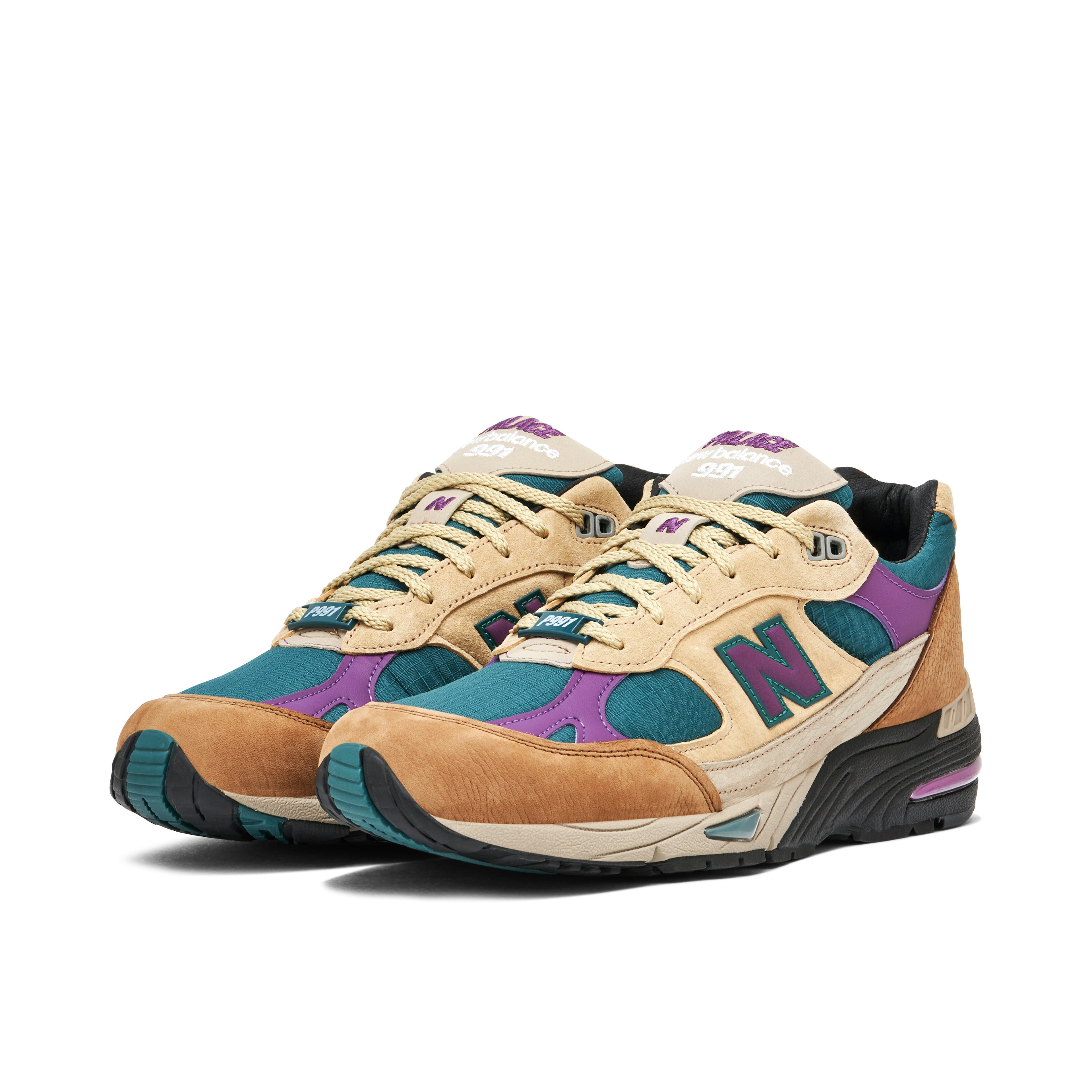 New Balance 991 Made In England x Palace Teal