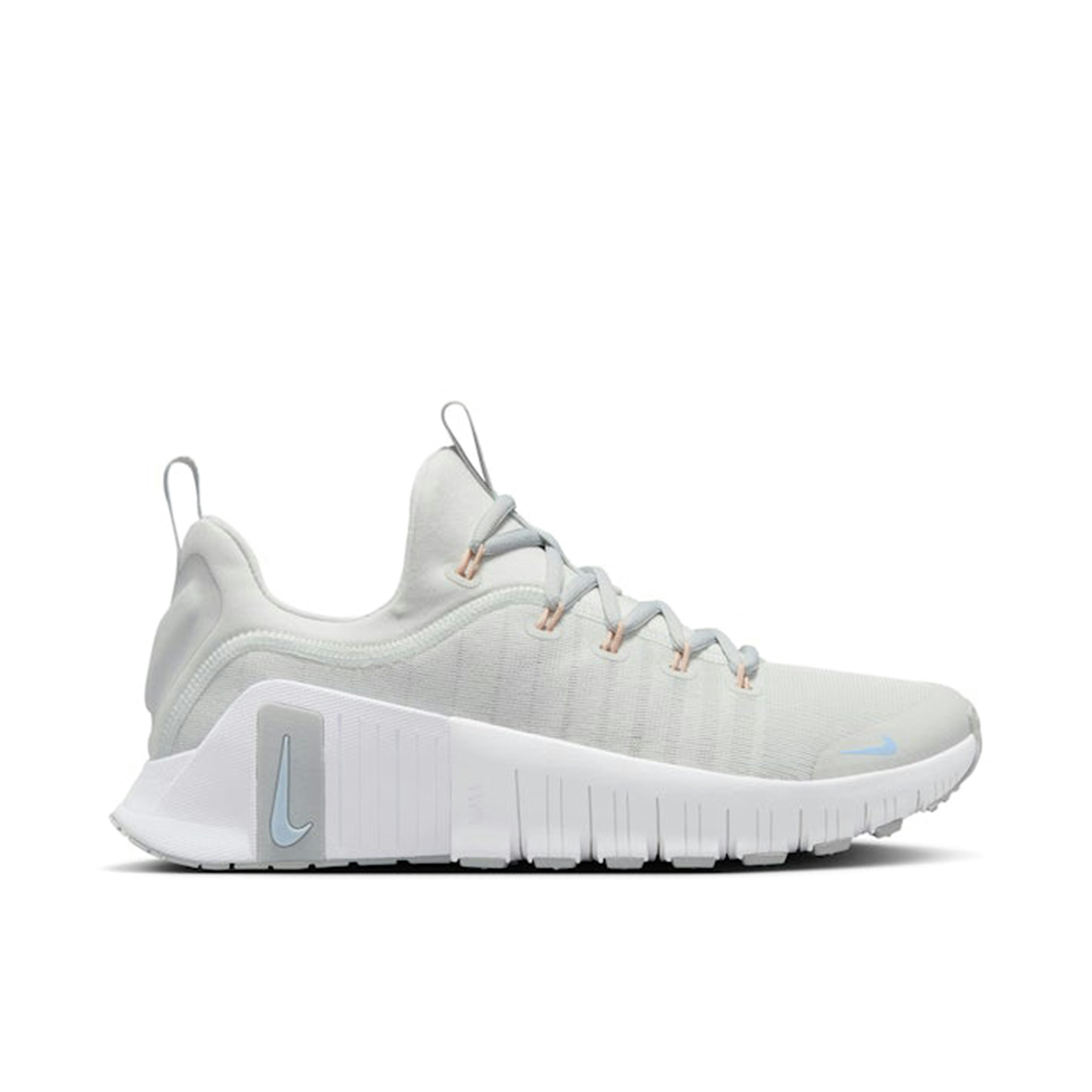 Nike Free Metcon 6 Photon Dust Light Smoke Grey Summit White Metallic Silver Womens