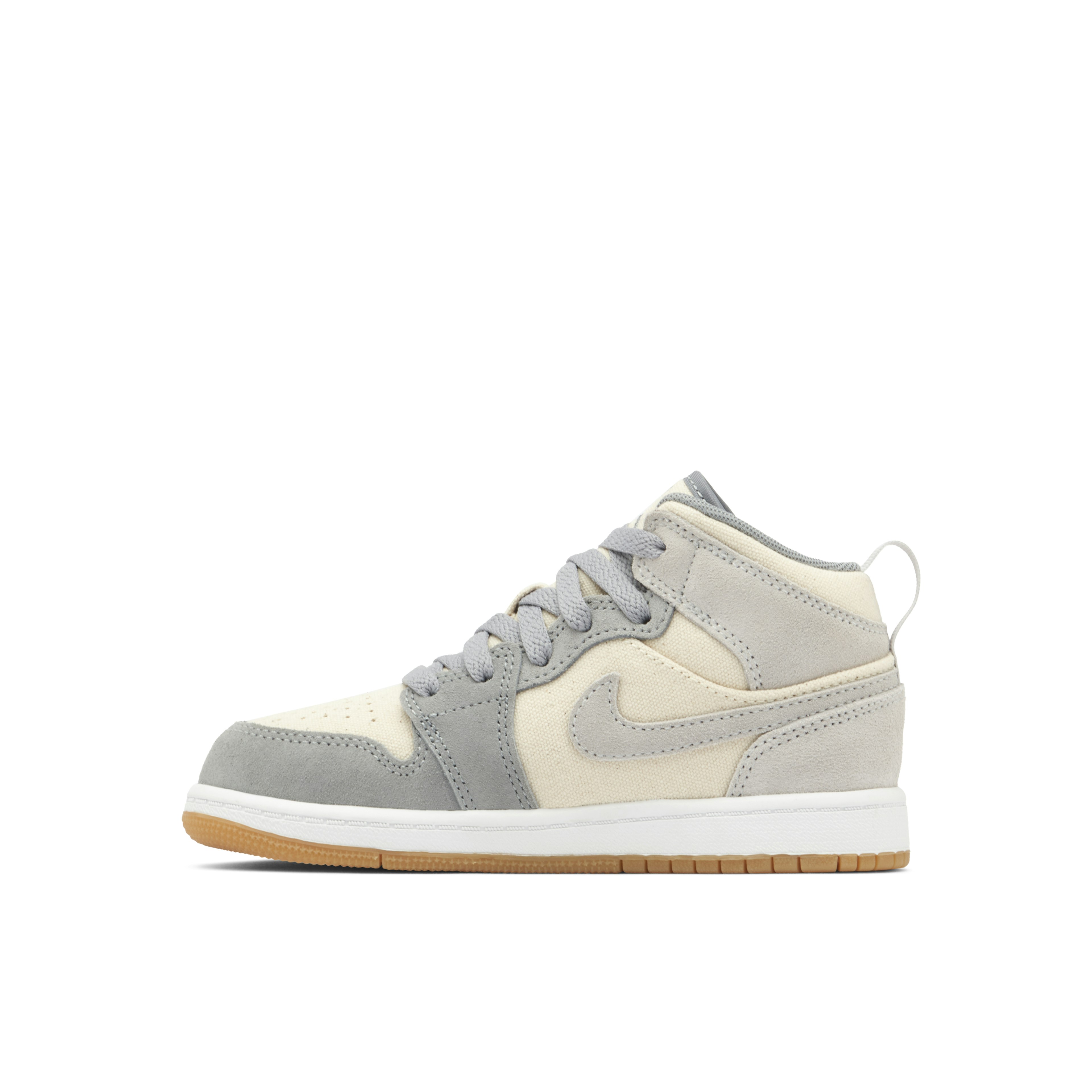 Air Jordan 1 Mid SE Coconut Milk Grey PS