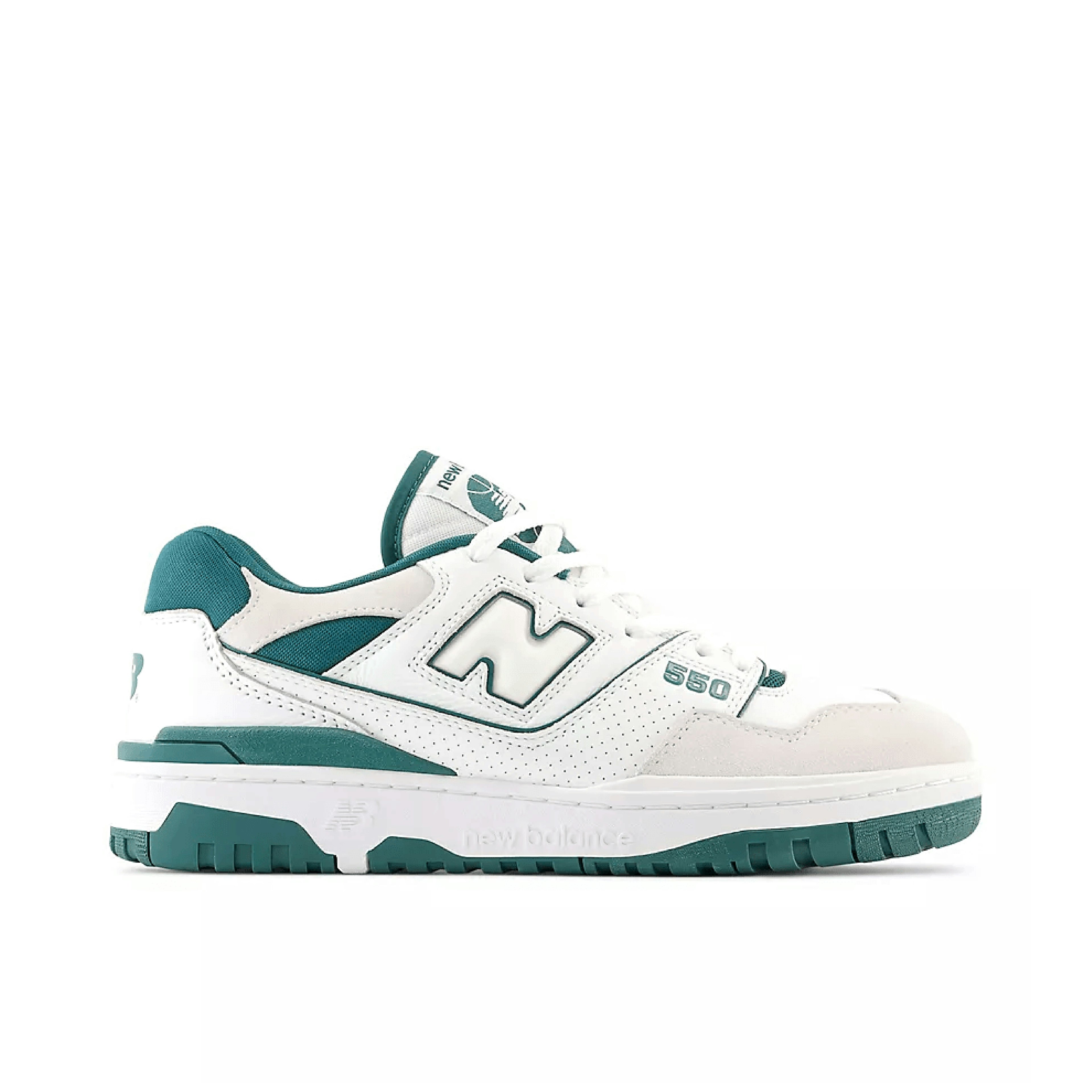 New Balance 550 White Vintage Teal