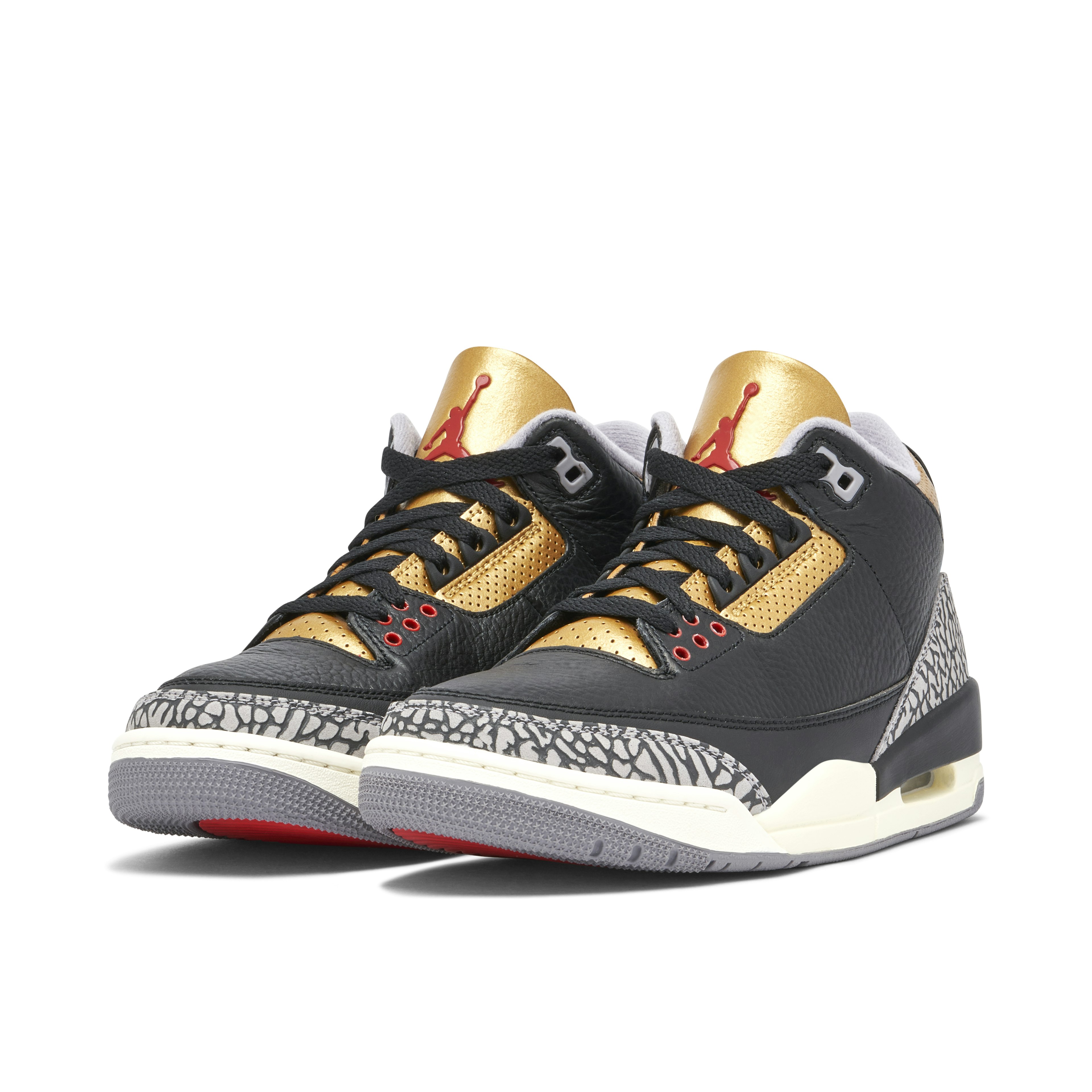 Air Jordan 3 Black Gold Womens