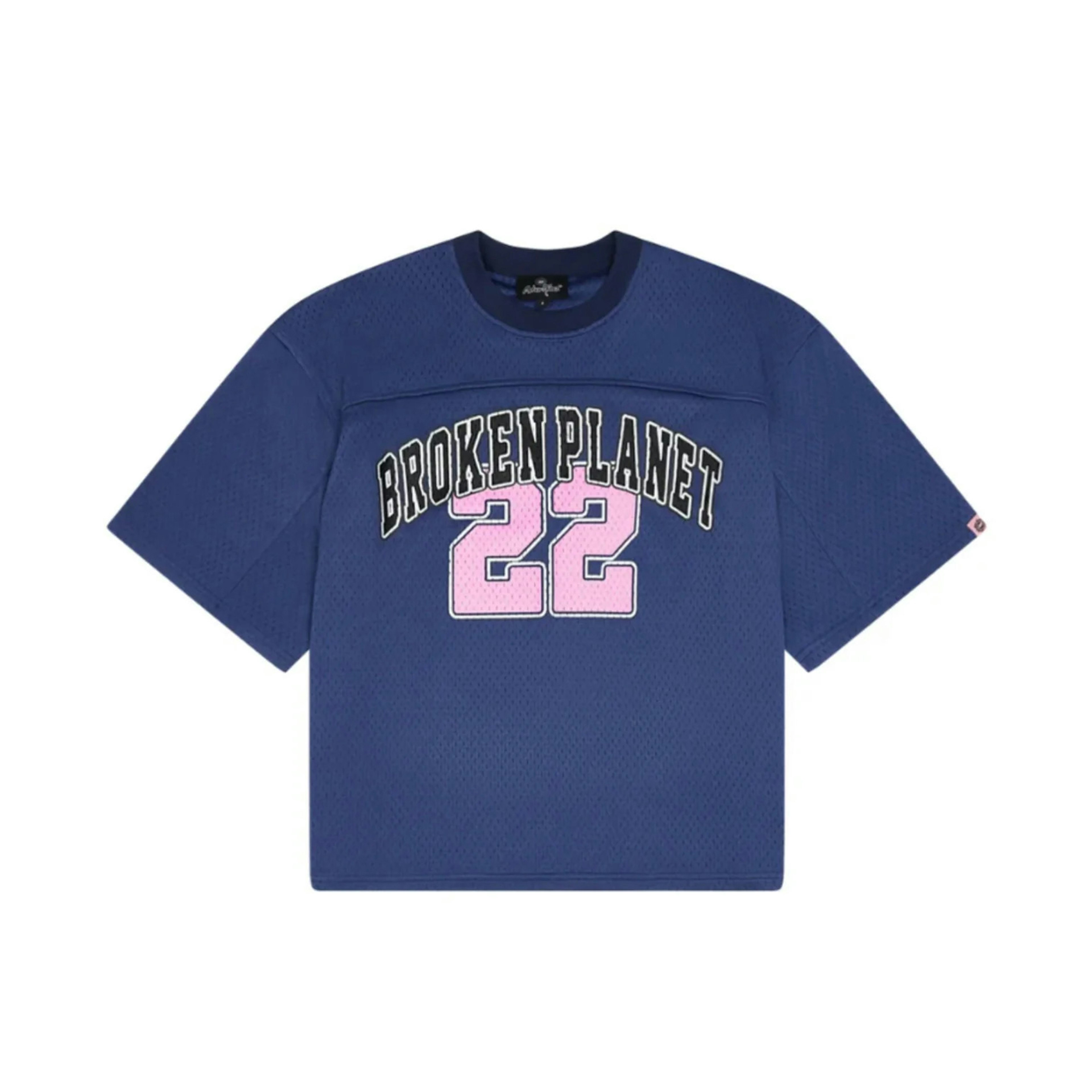 Broken Planet Mesh Jersey Outerspace Blue