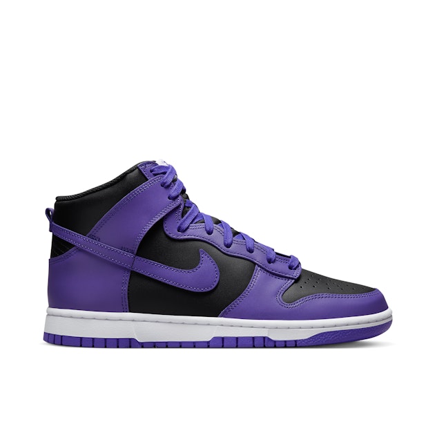 black white purple dunks