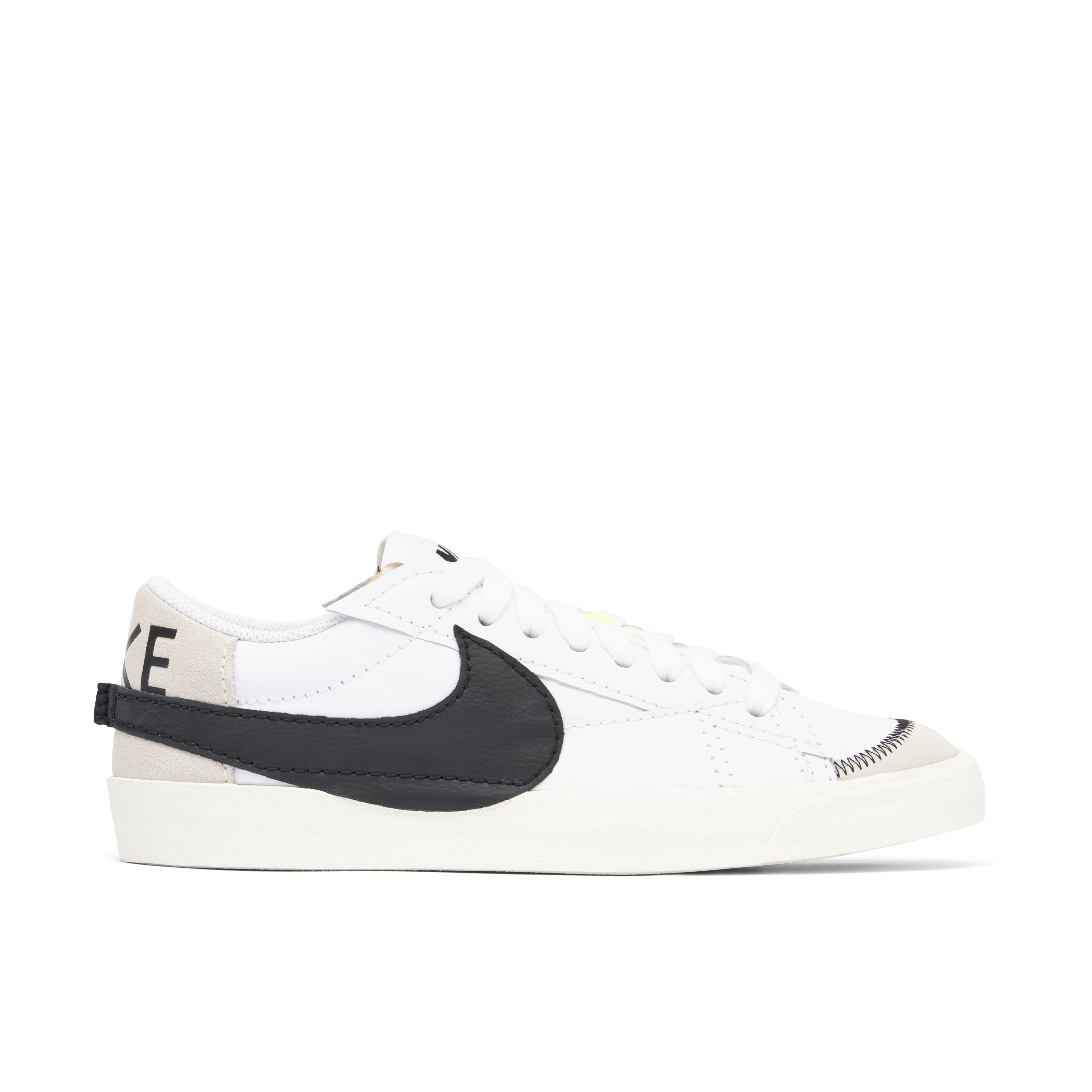 Nike blazer low premium vintage navy white suede mens trainers best sale