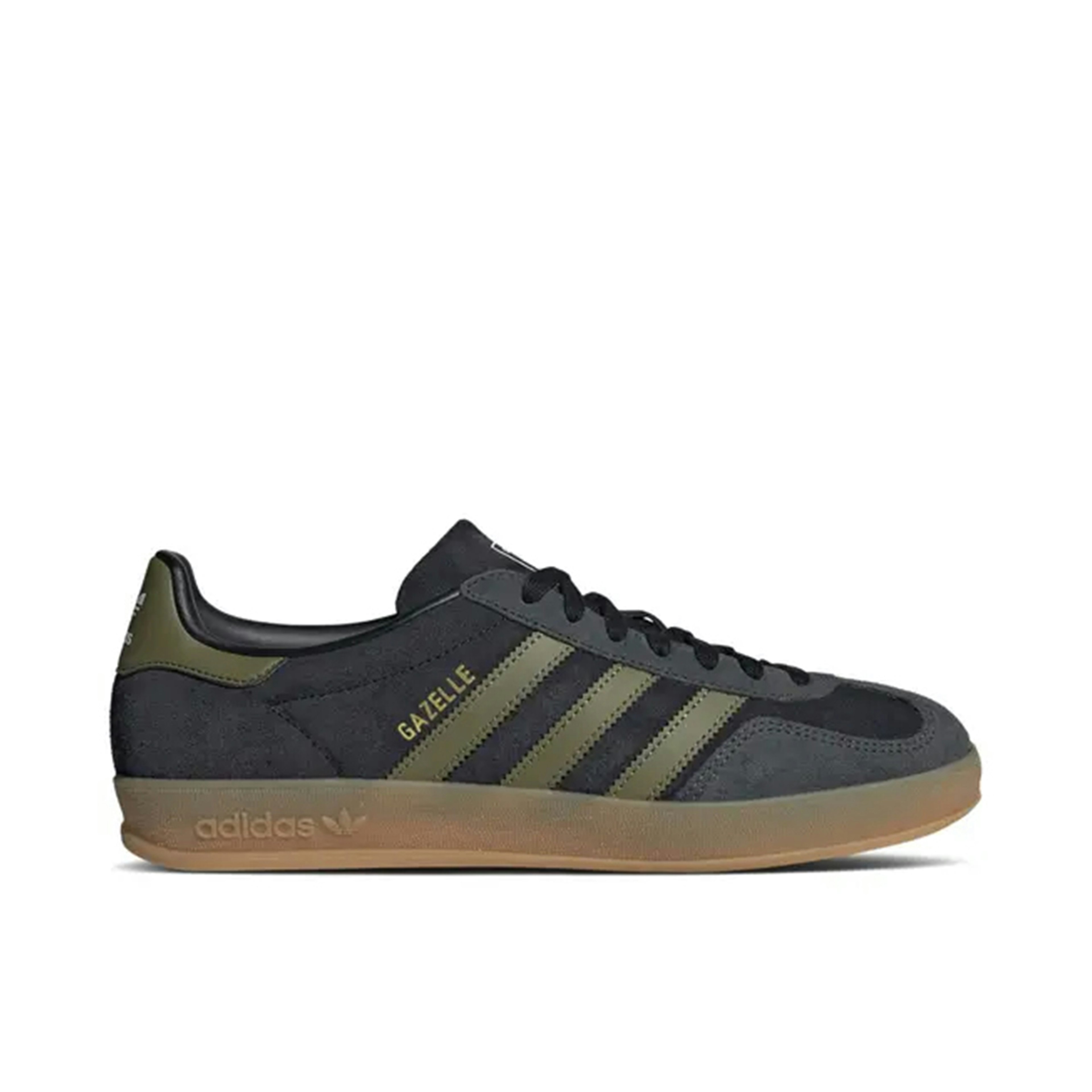 Adidas Gazelle Indoor Black Focus Olive Carbon