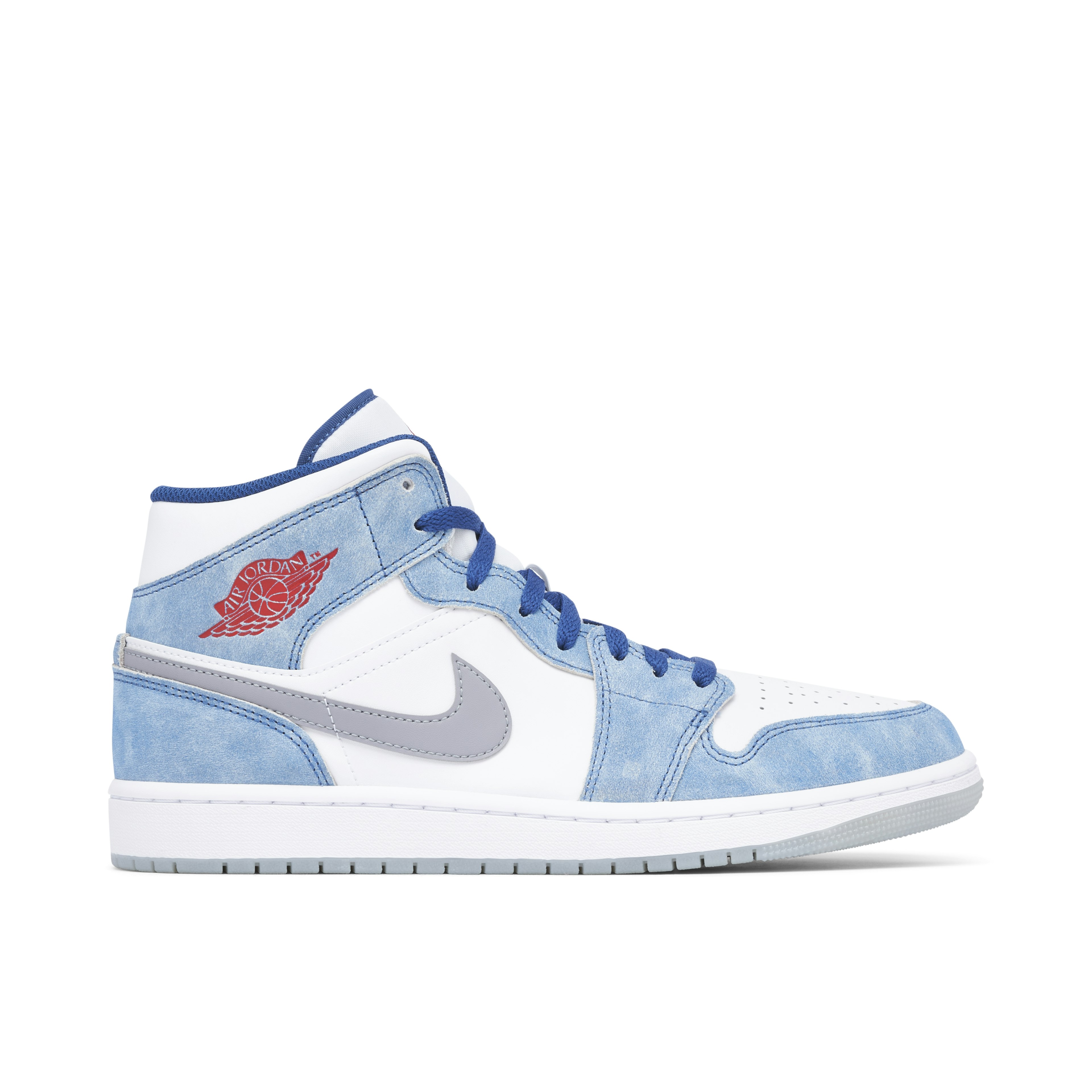 Air jordan new 1 sneakers French Blue Fire Red