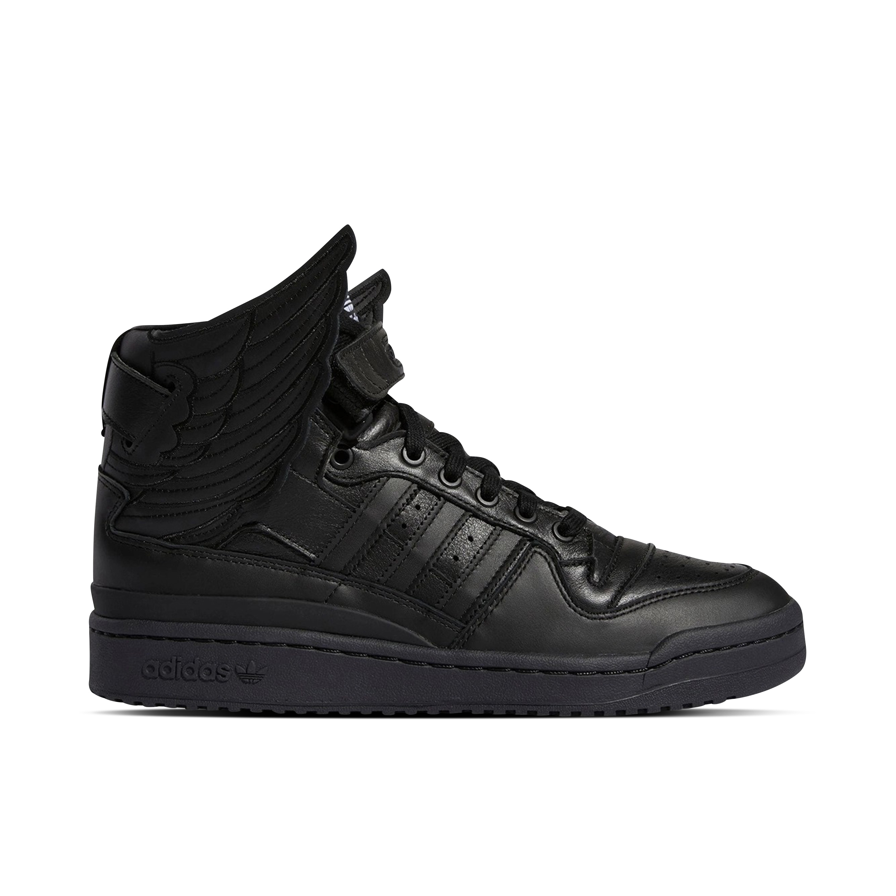 Jeremy Scott x adidas Forum Hi Wings 4.0 Black GY4419 Laced