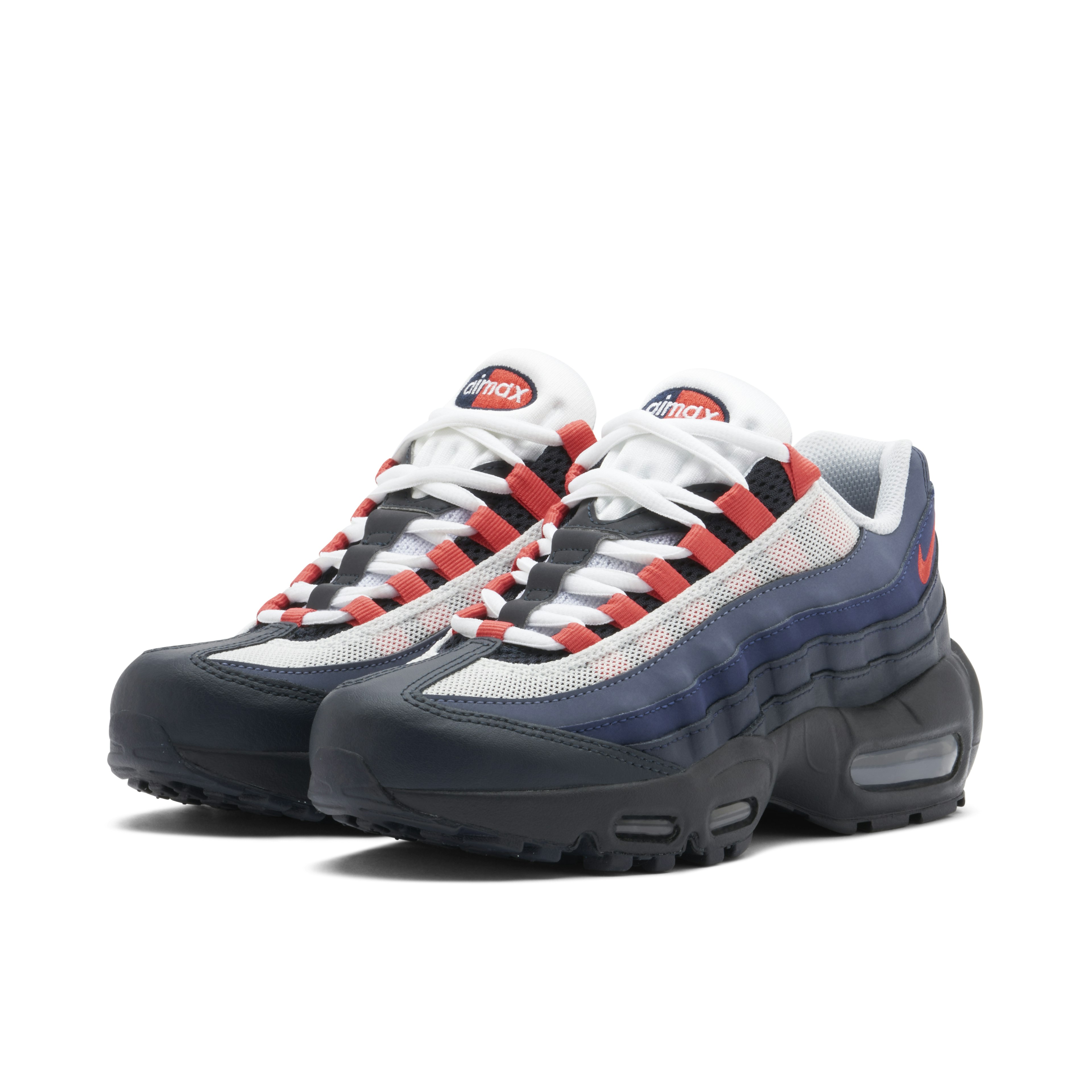Nike Air Max 95 Recraft Dark Obsidian Track Red GS