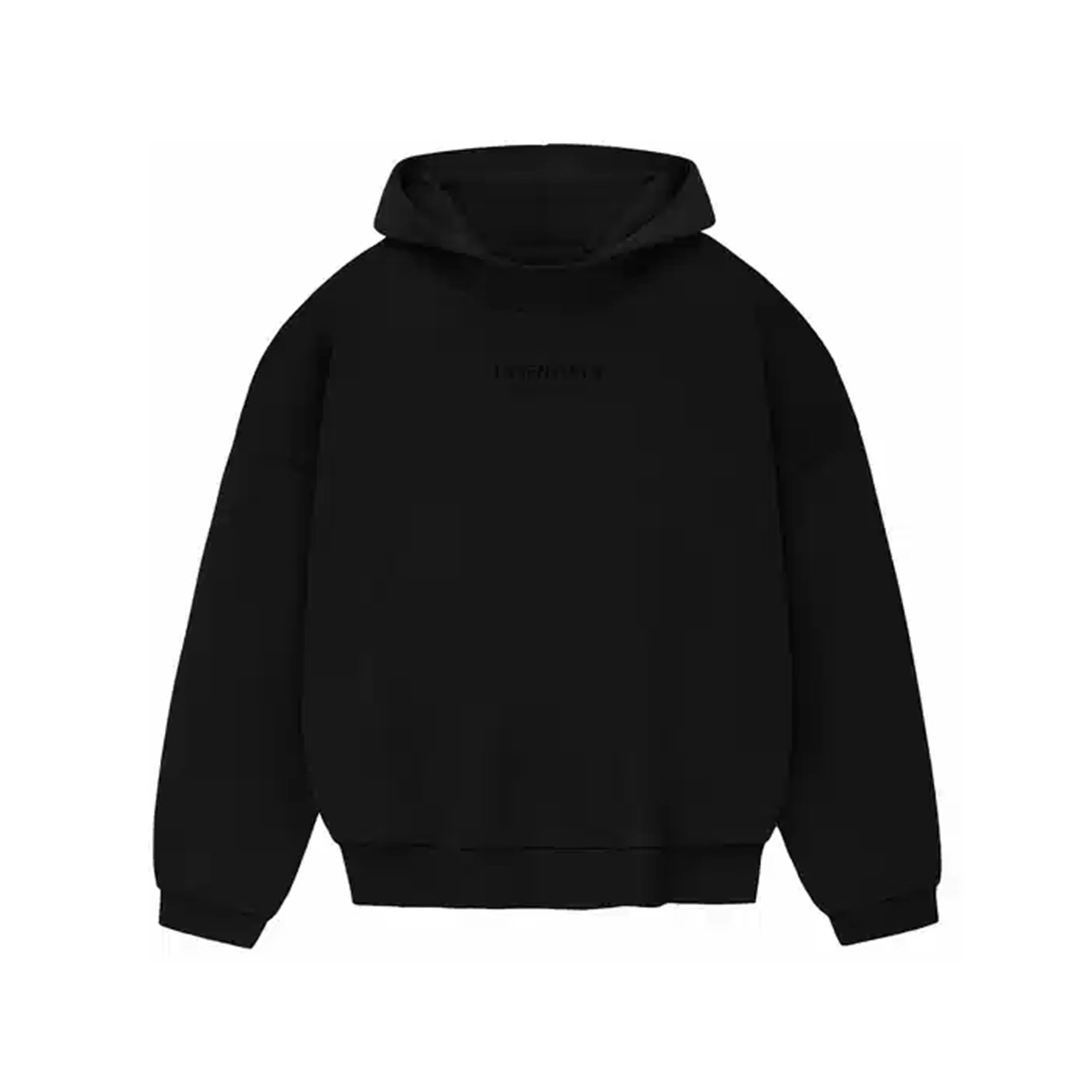 Fear of God Essentials Hoodie Jet Black