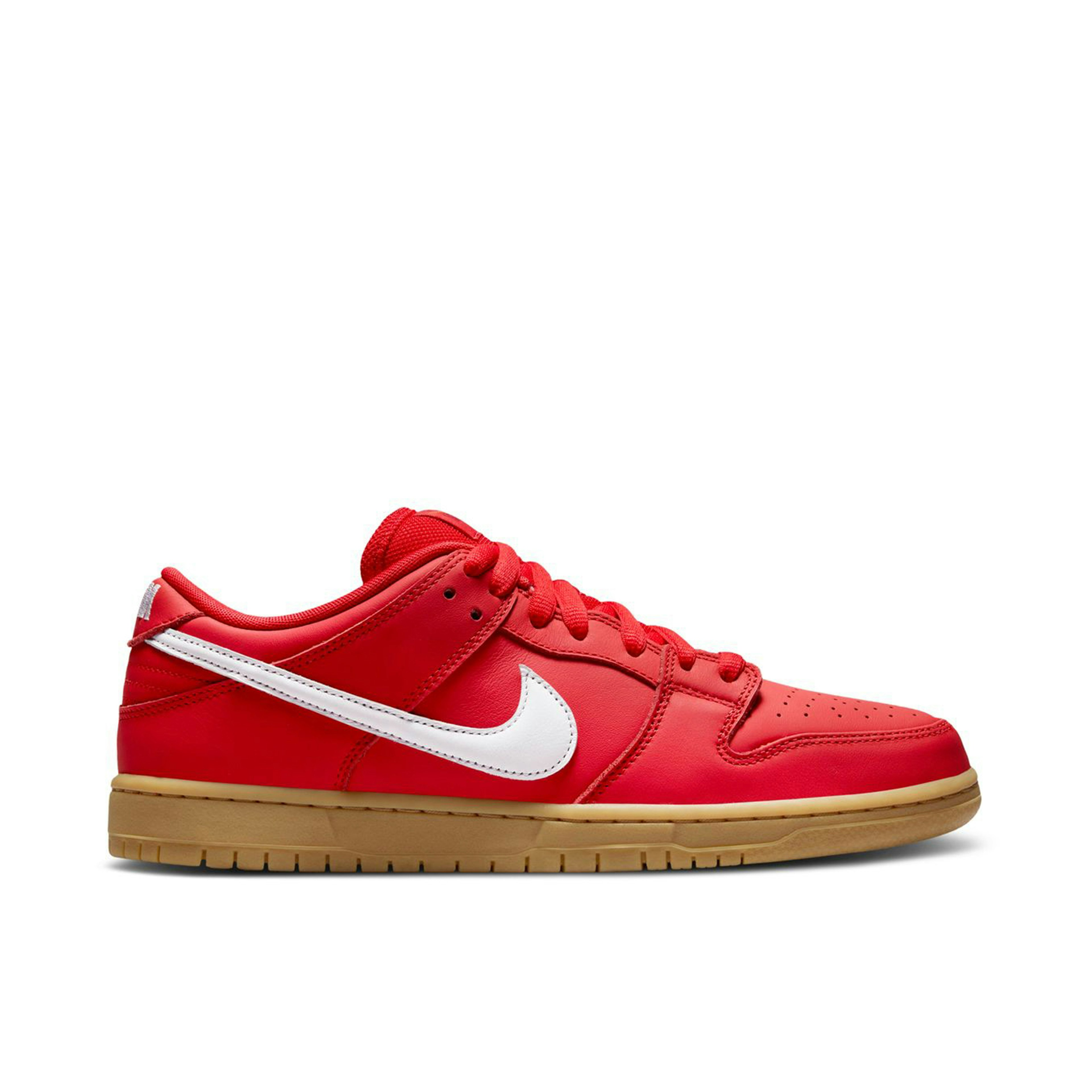 nike Women SB Dunk Low University Red Gum