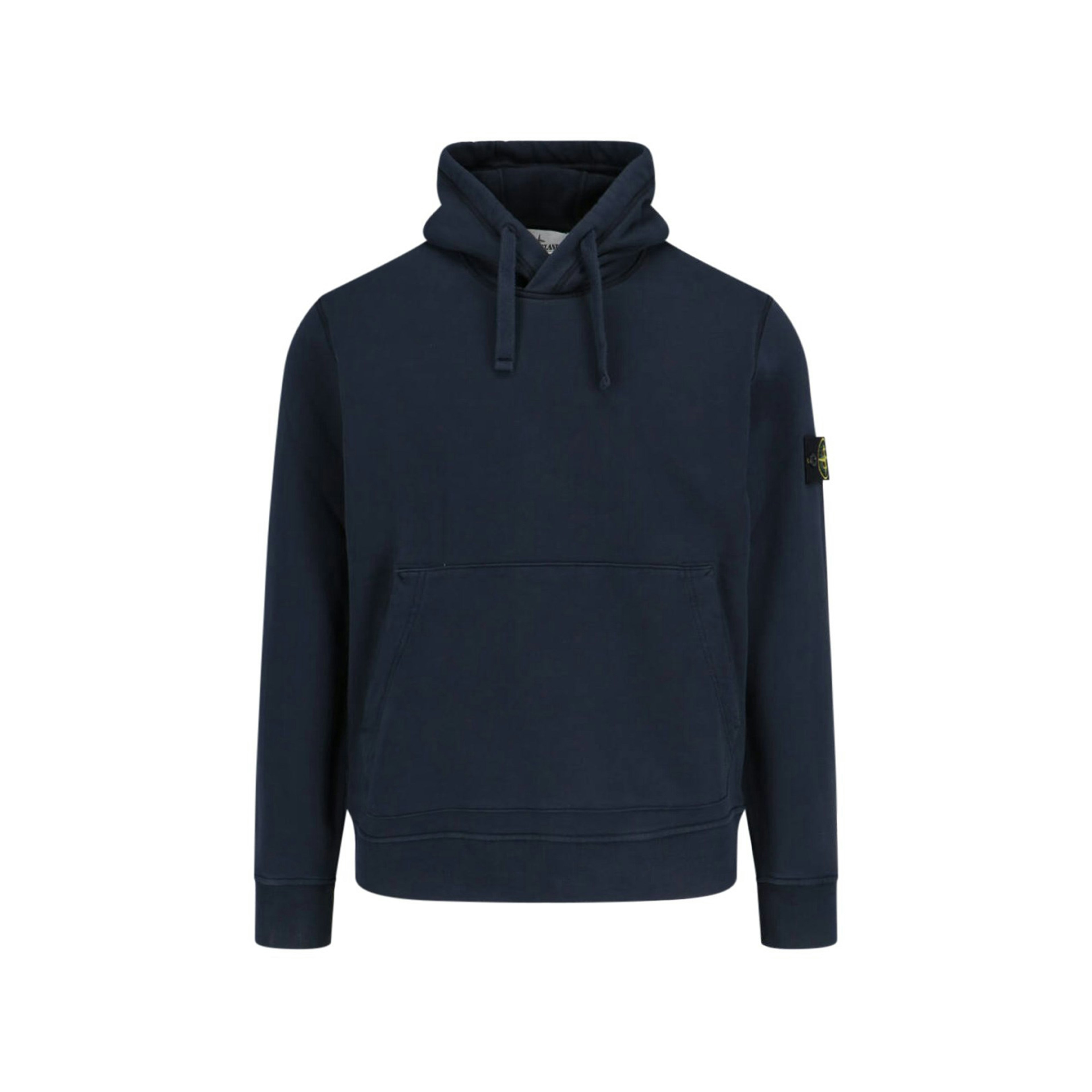 Stone Island Logo Hoodie Navy