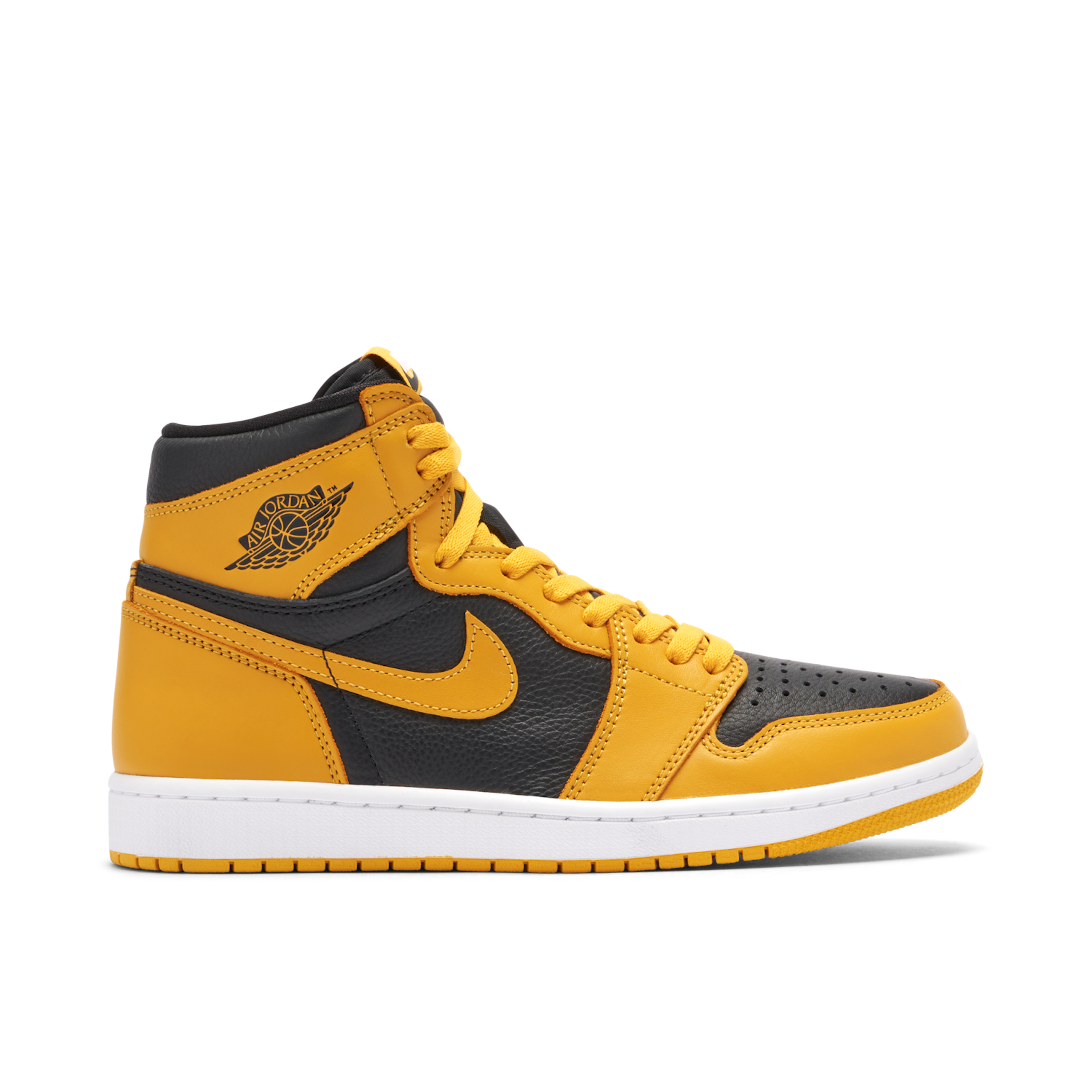 Nike jordan black and yellow hotsell