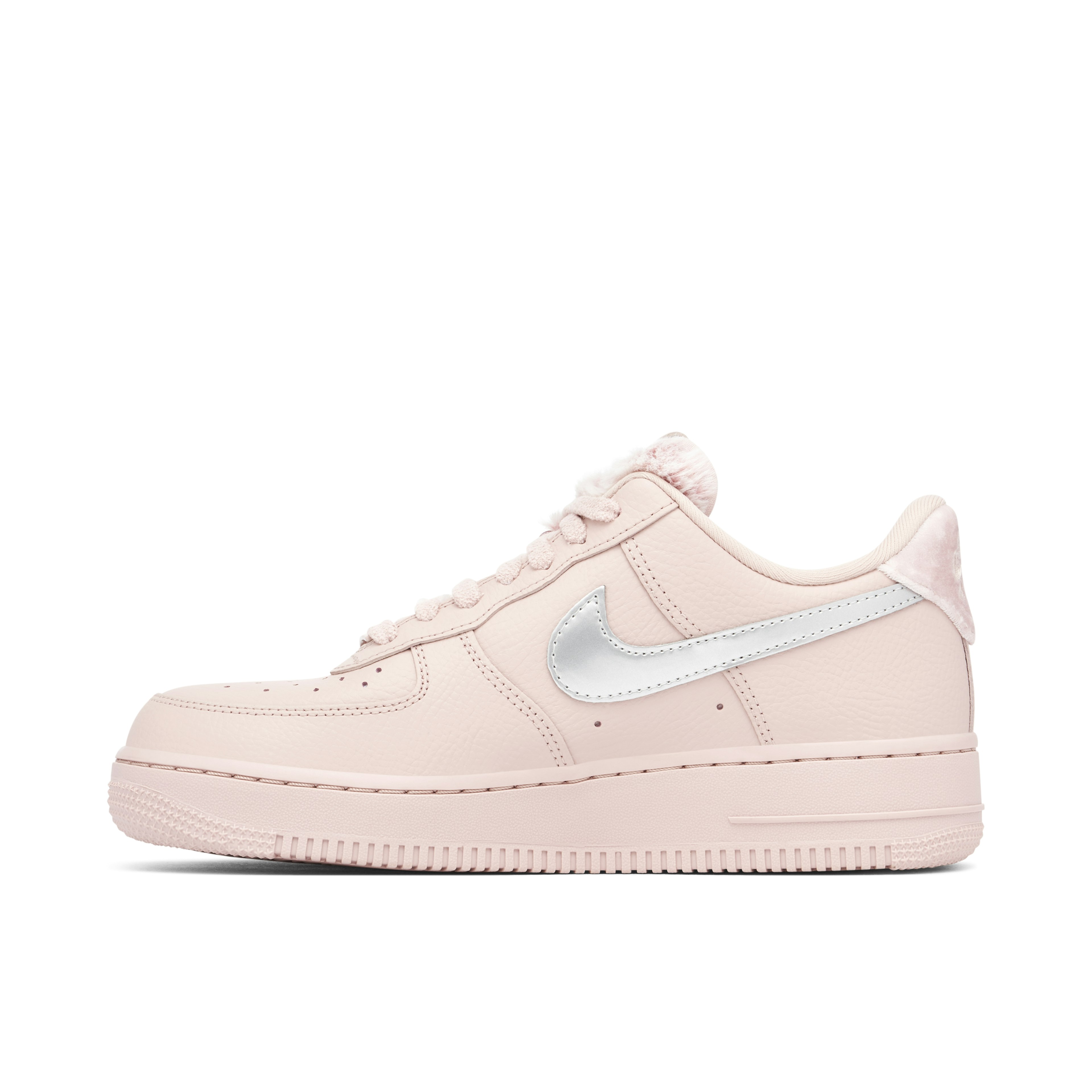 Nike Air Force 1 Pink Sherpa Femme