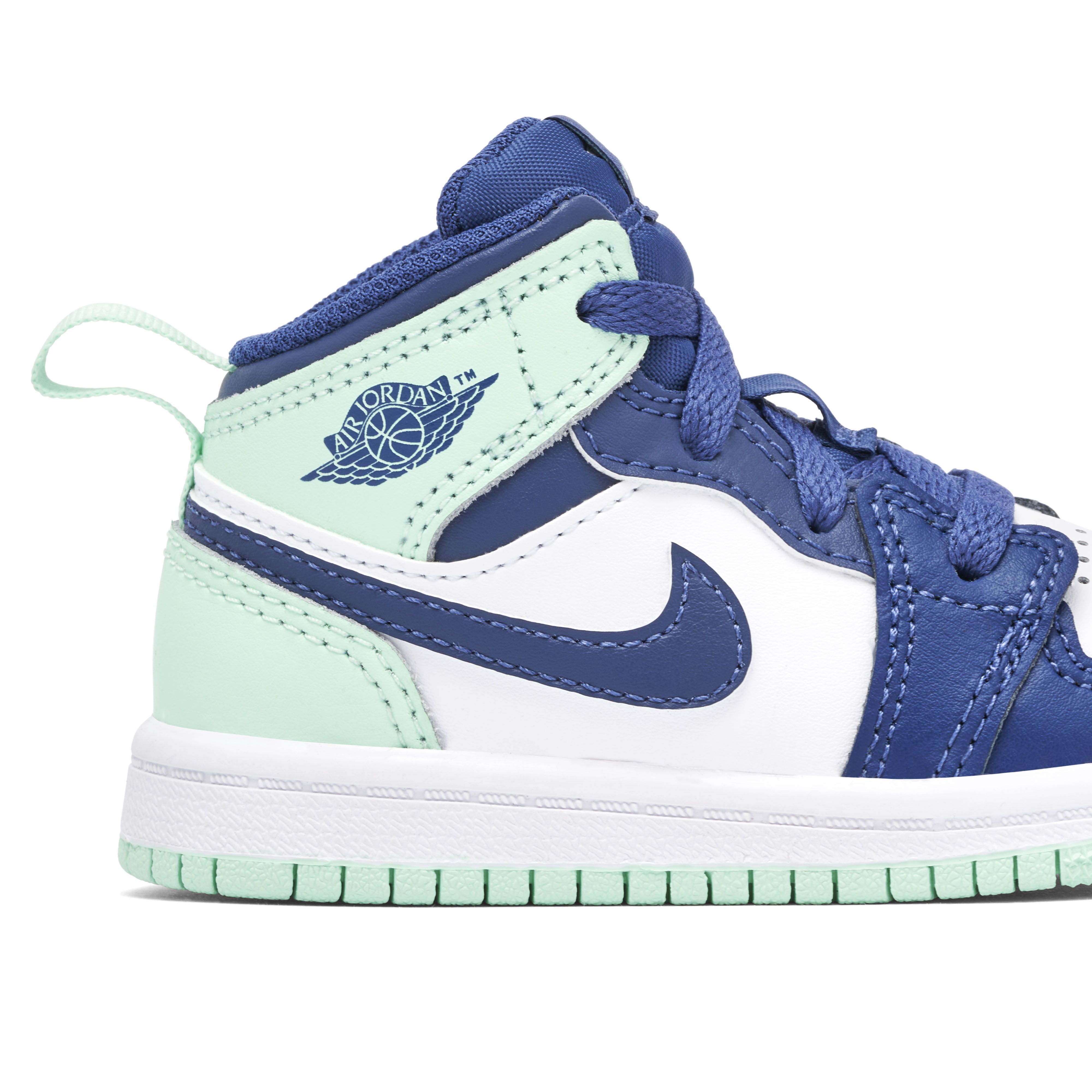 Air Jordan 1 Mid Blue Mint TD | 640735-413 | Laced