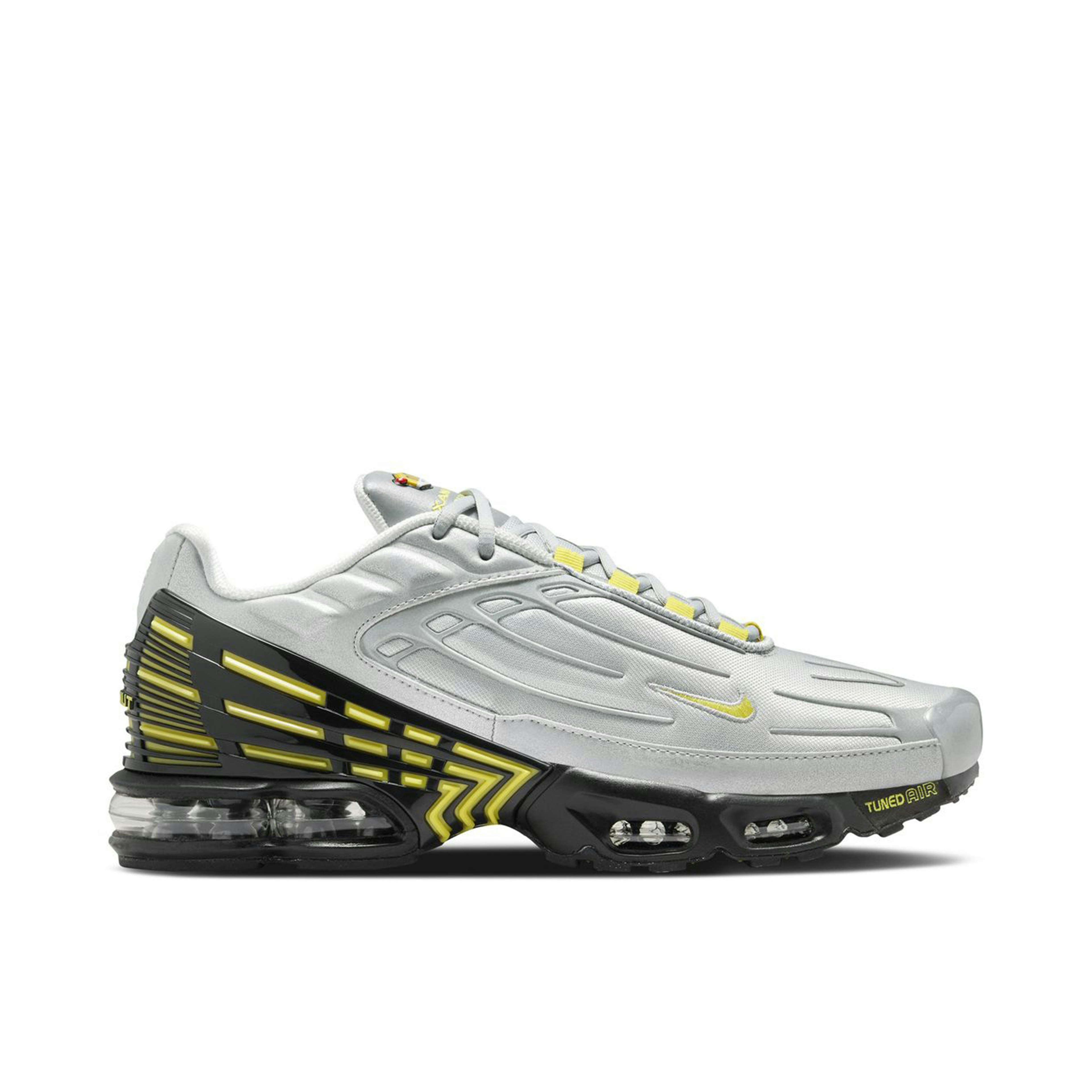 Nike Air Max Plus 3 Metallic Silver Opti Yellow