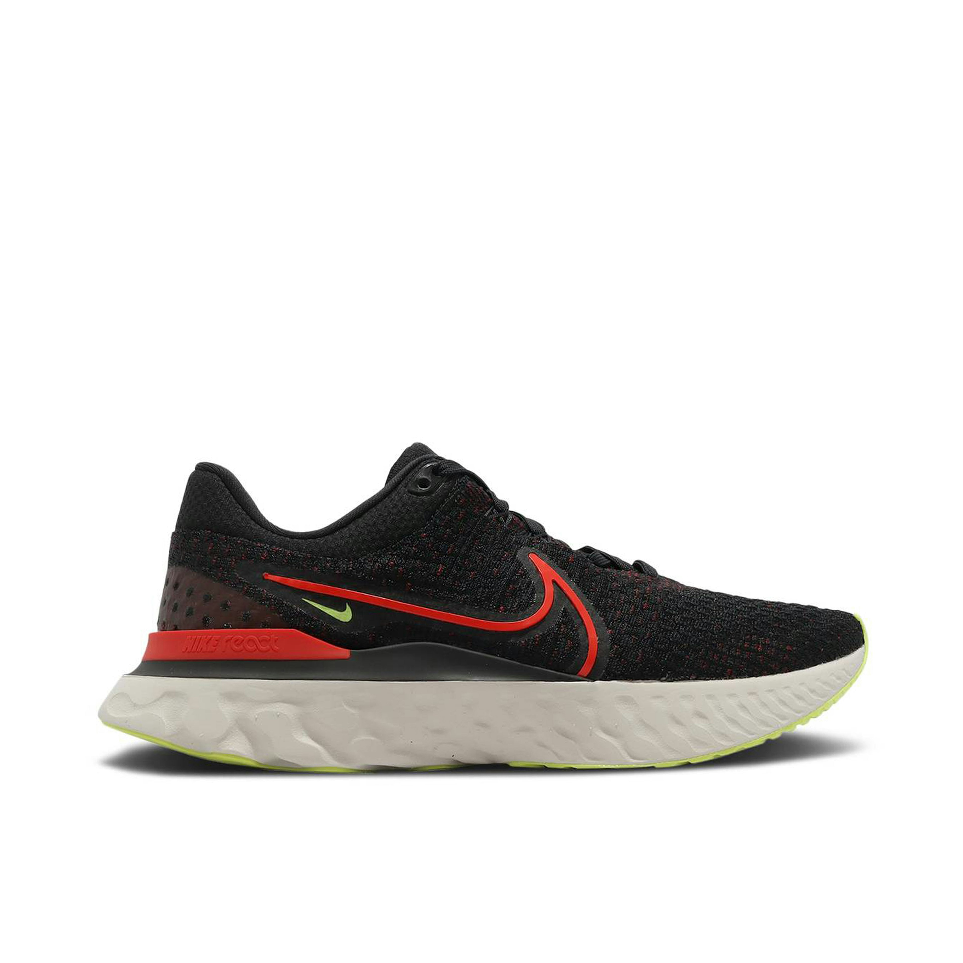 Nike React Infinity Run Flyknit 3 Black Red