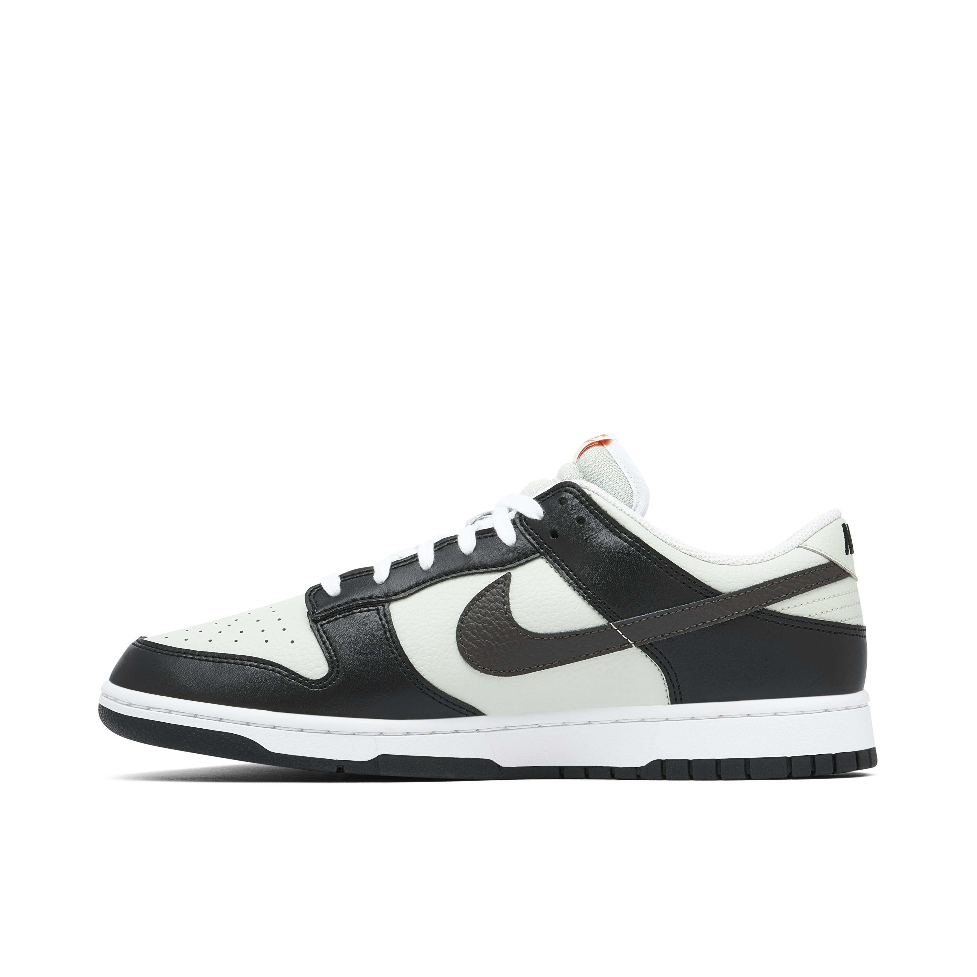 Nike Dunk Low Mini Swoosh Black Grey Orange