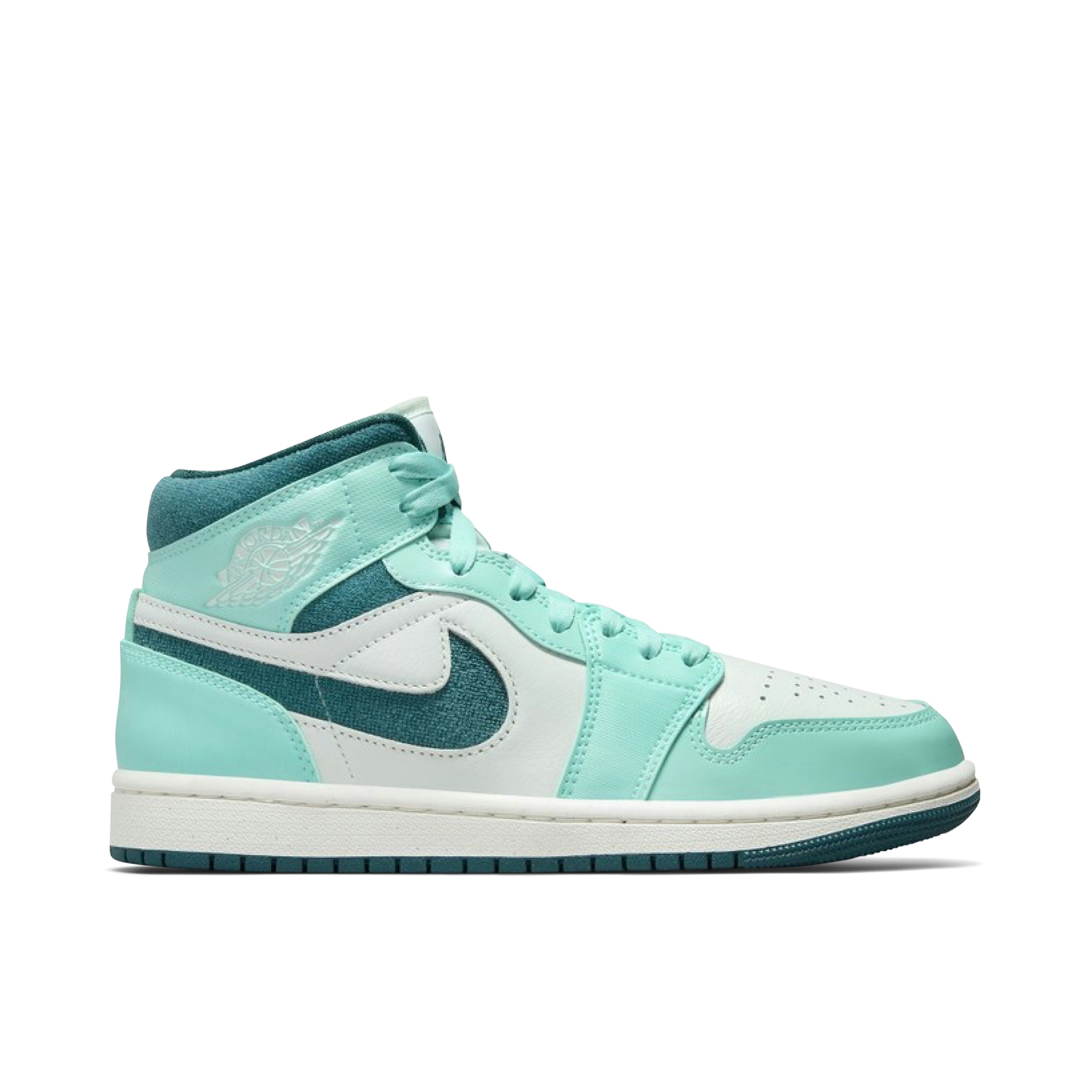 Air Jordan 1 Mid Teal Chenille Femme