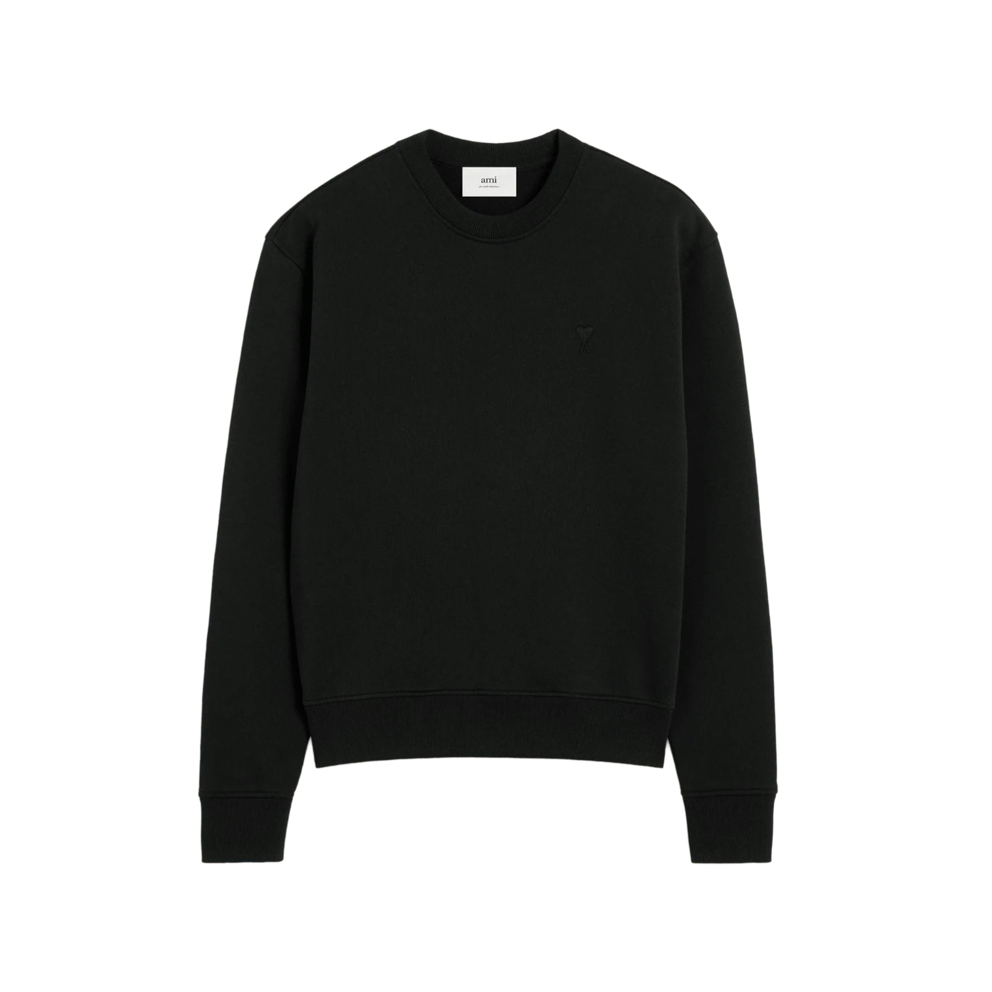 Ami De Coeur Sweatshirt Black Cotton