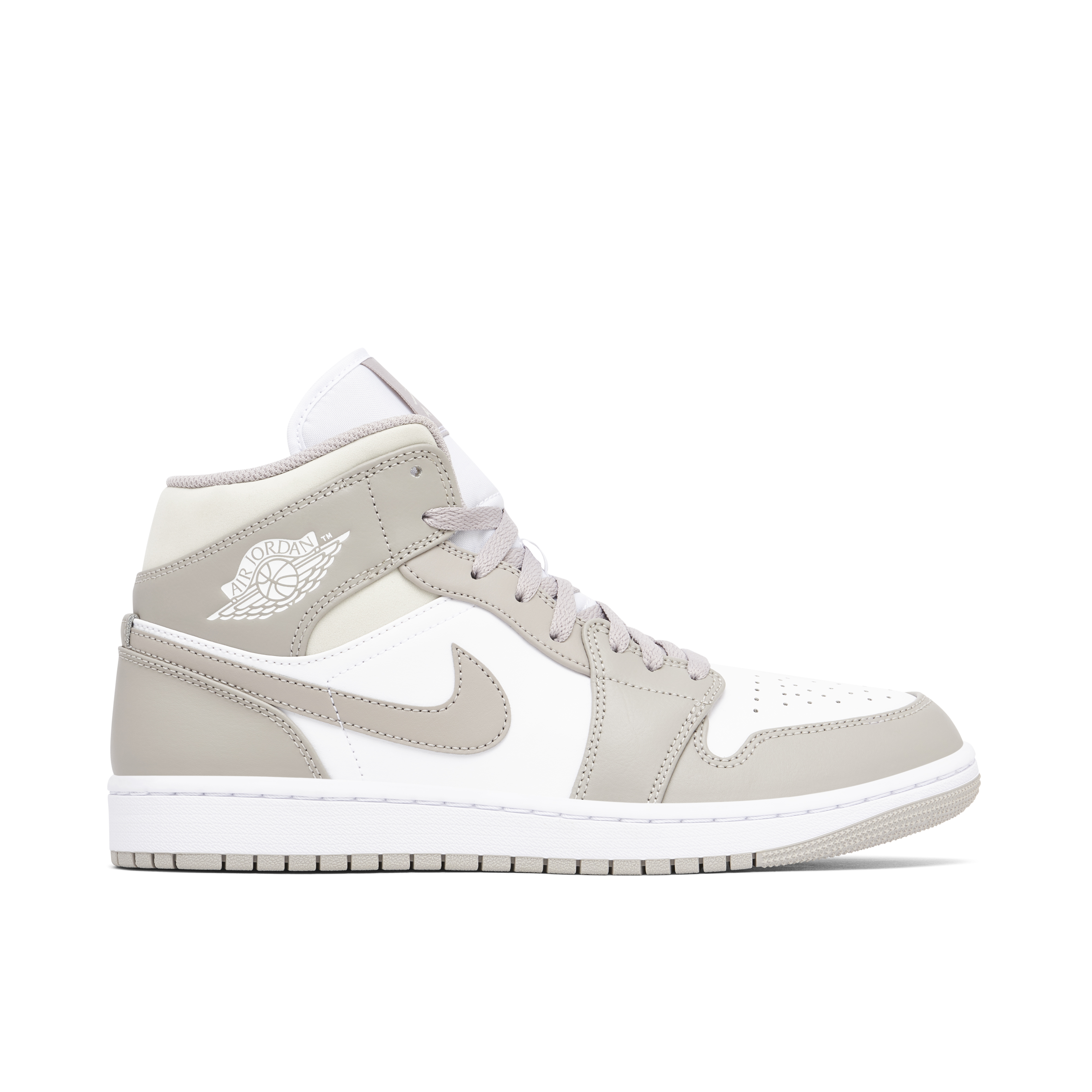 Air Jordan 1 Mid Linen 554724 082 Laced