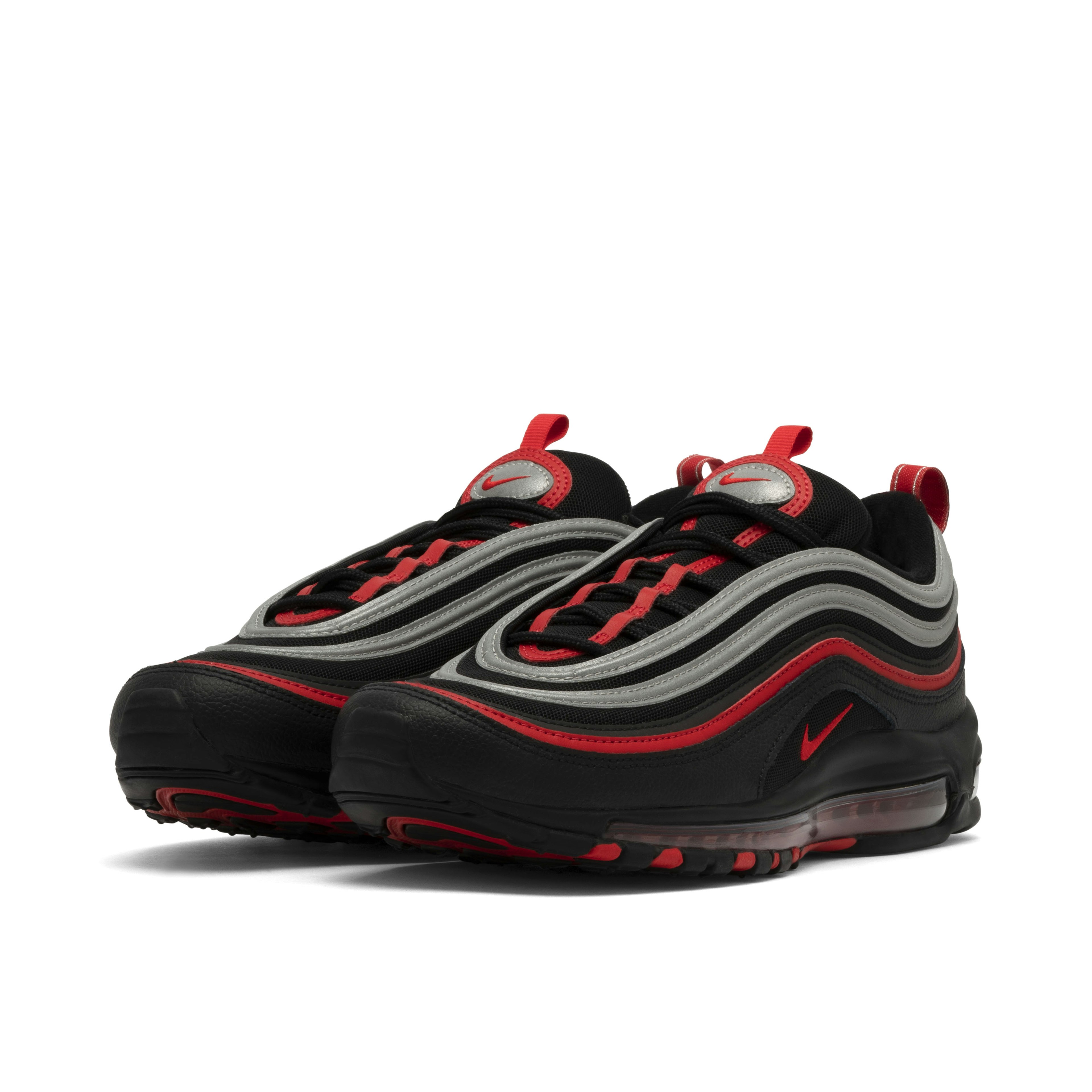 Nike Air Max 97 Black Red Silver