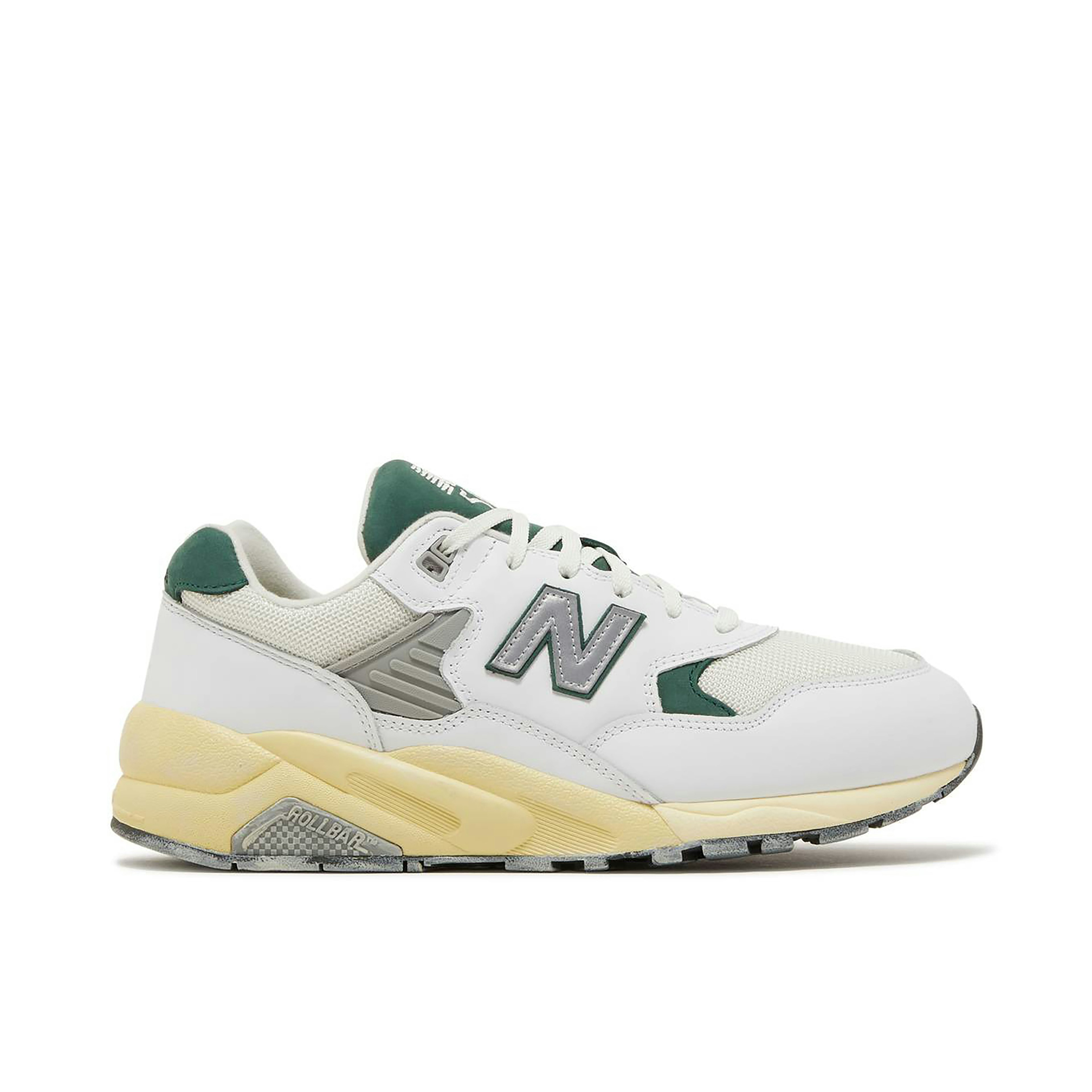 New Balance 580 White Nightwatch Green