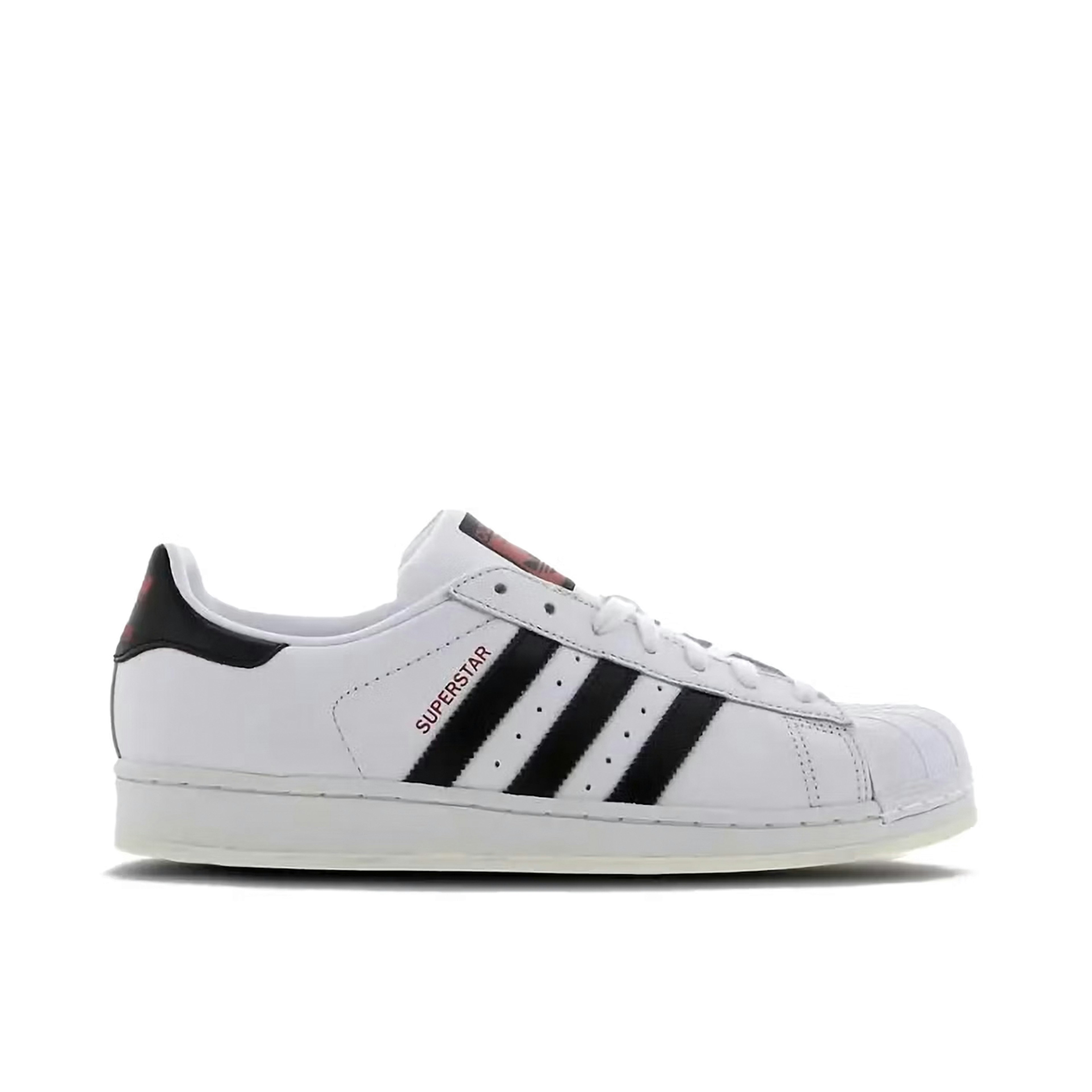 Adidas Superstar White Red Black