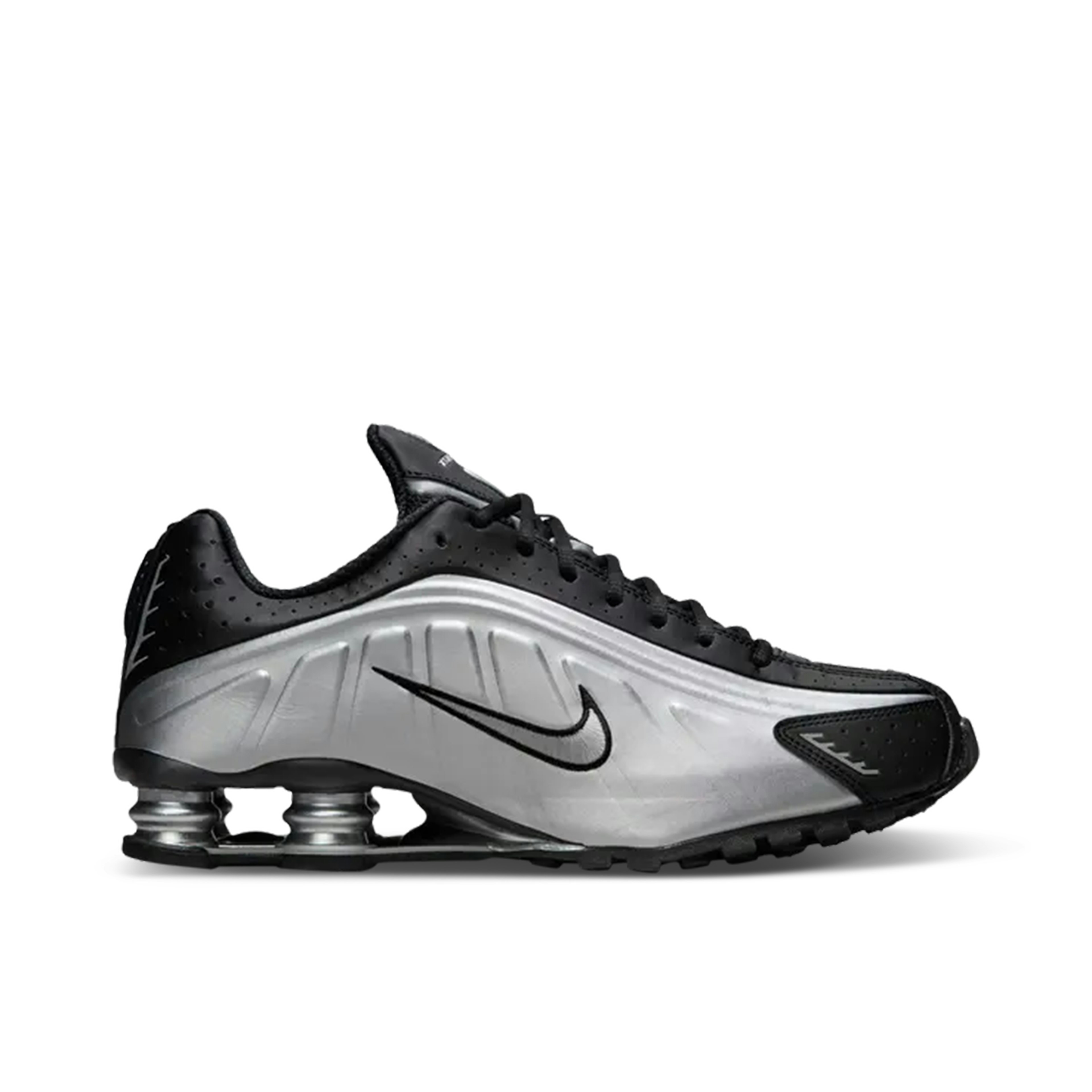 Nike Shox R4 Metallic Silver Black