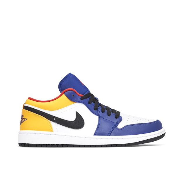 Air Jordan Low Royal Yellow 553558-123 Laced