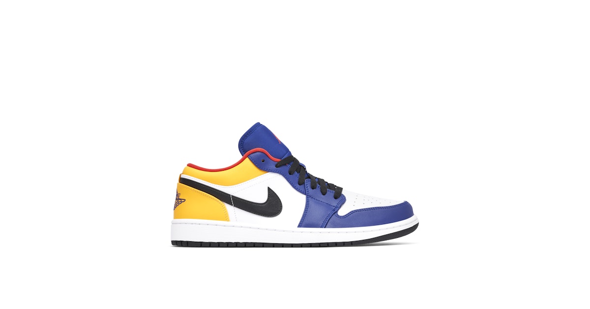 Air Jordan Low Royal Yellow 553558-123 Laced