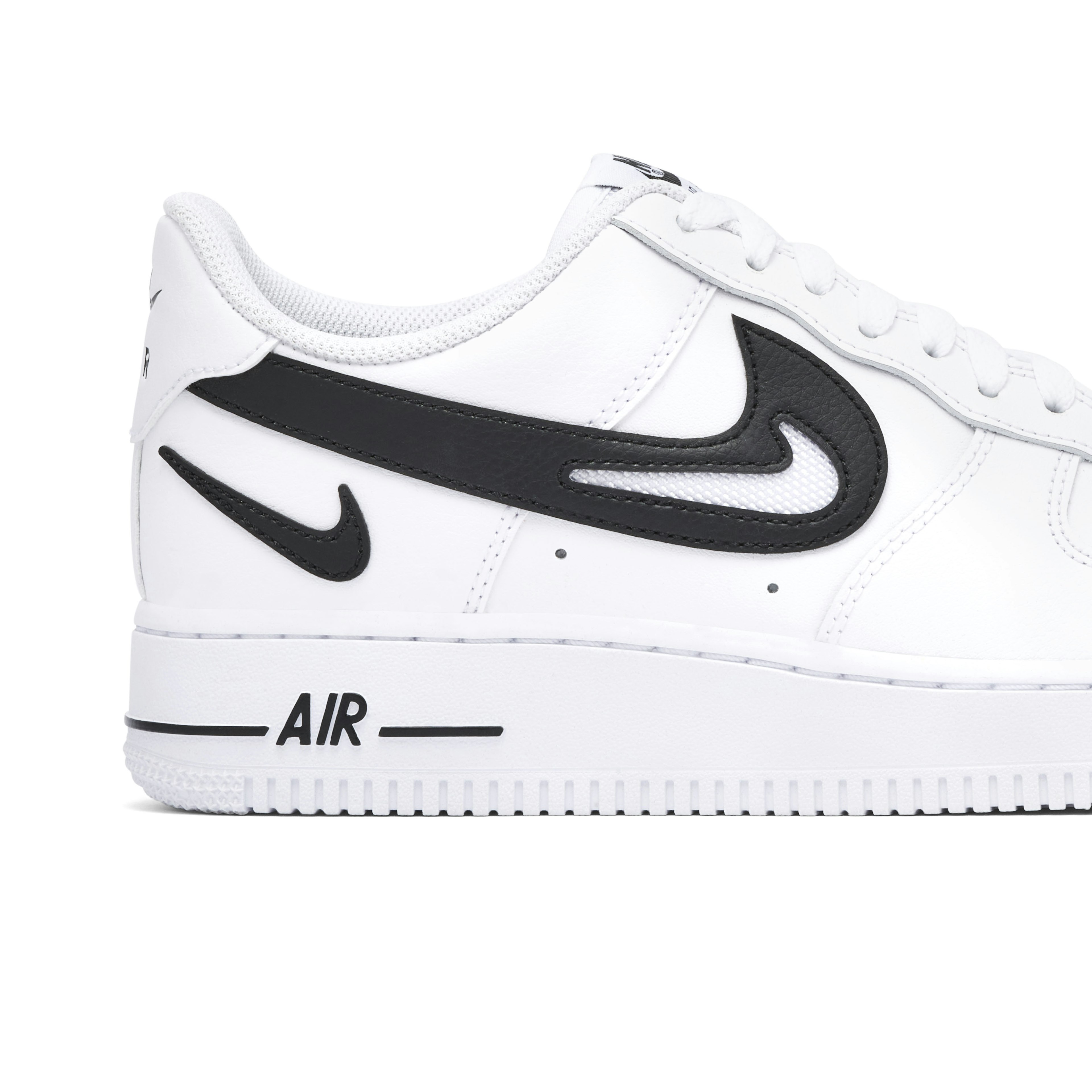 Nike Air Force 1 Low '07 FM Cut Out Swoosh White Black