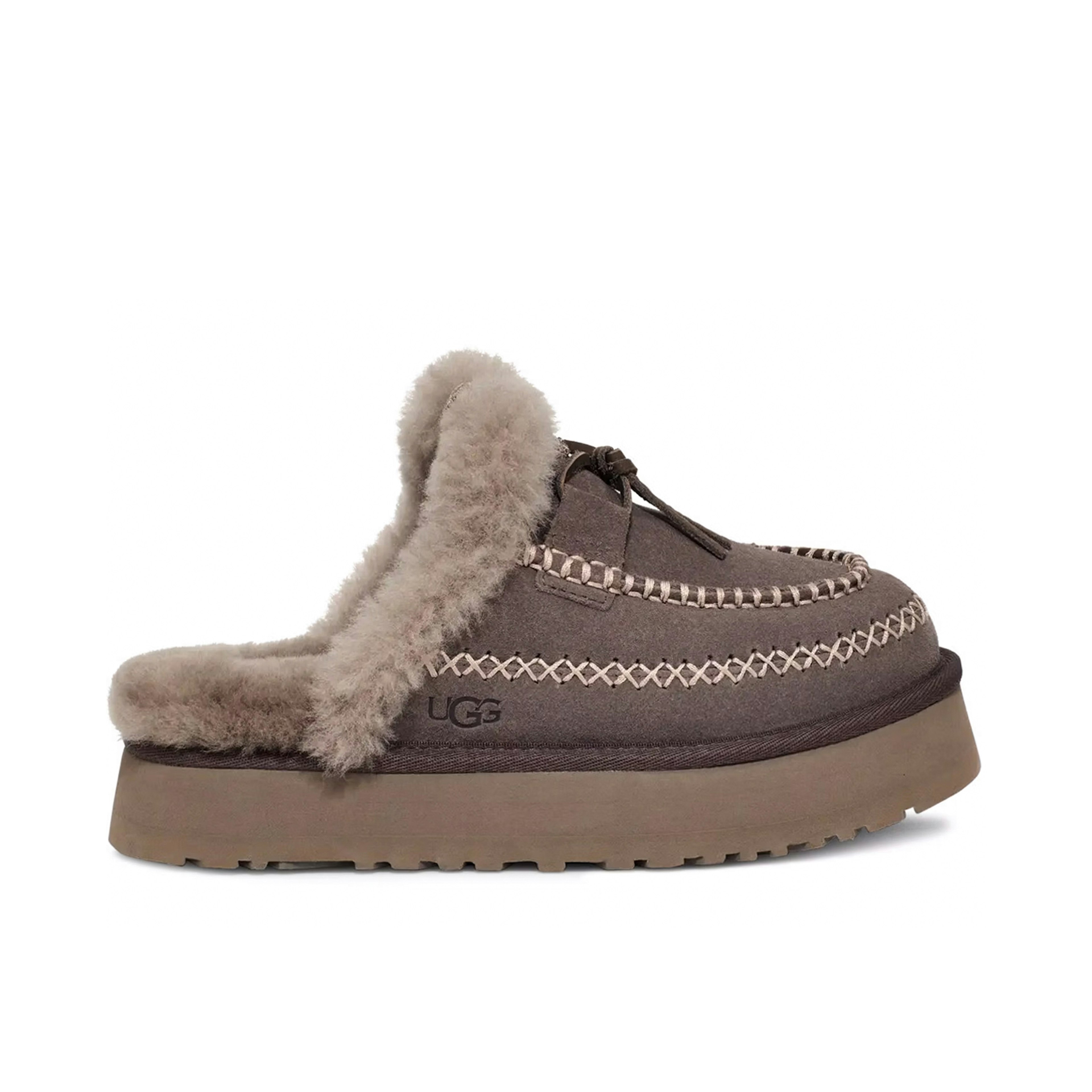 UGG Disquette Alpine Slipper Thunder Cloud Womens