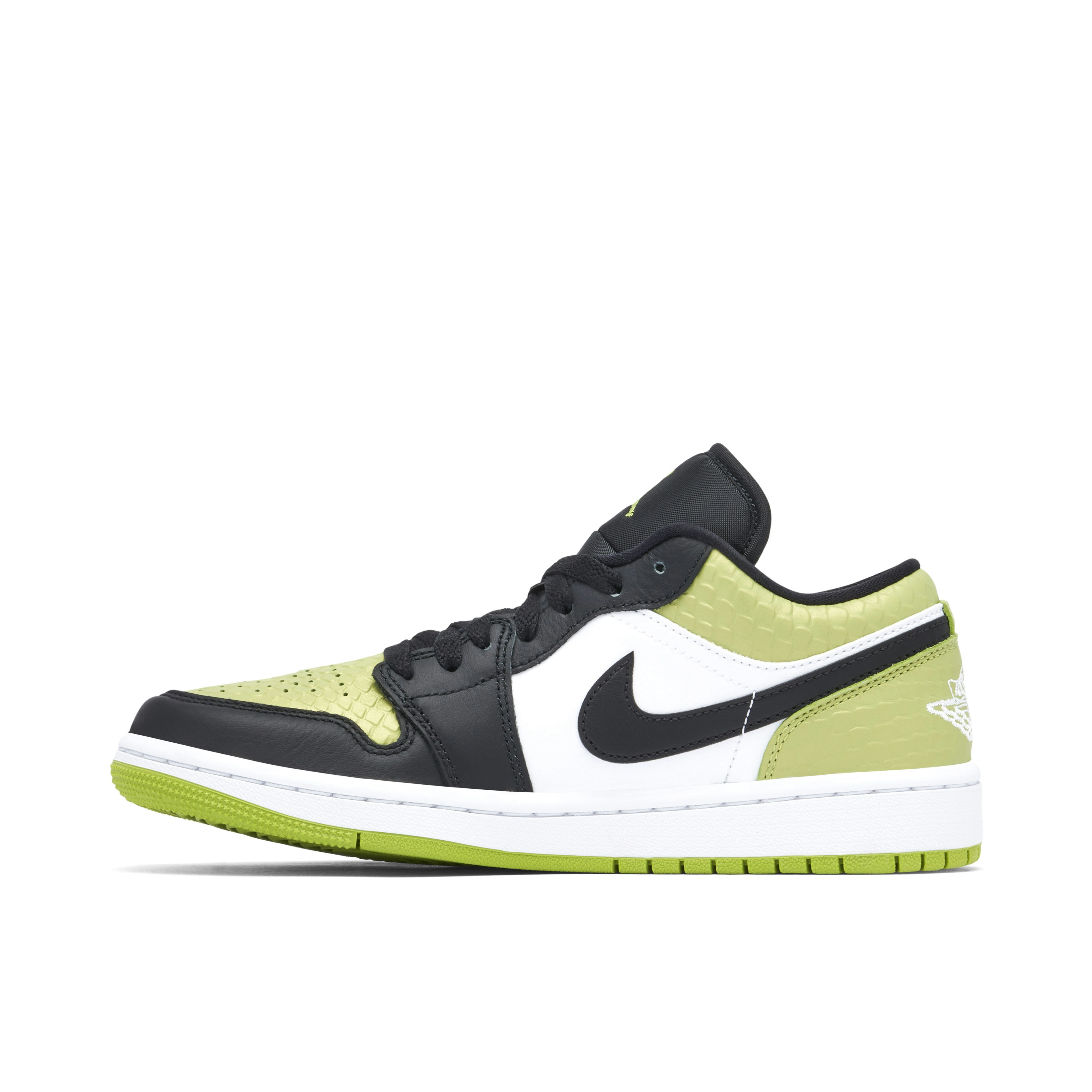 Air Jordan 1 Low Snakeskin Vivid Green Femme