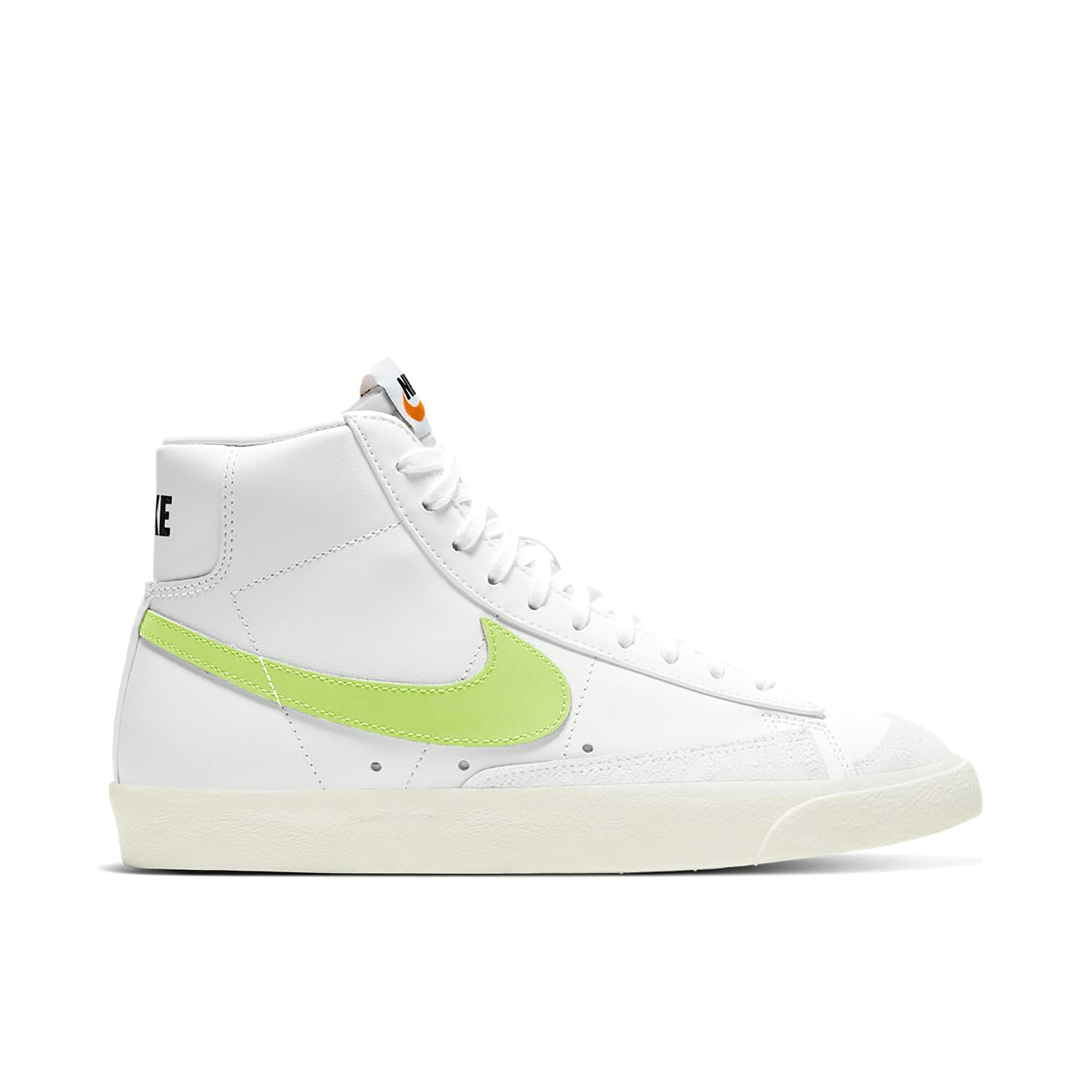 Nike Blazer Mid 77 White Barely Volt Womens