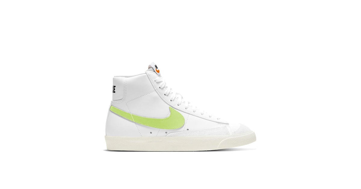 Nike Blazer Mid 77 White Barely Volt Womens | CZ1055-108 | Laced